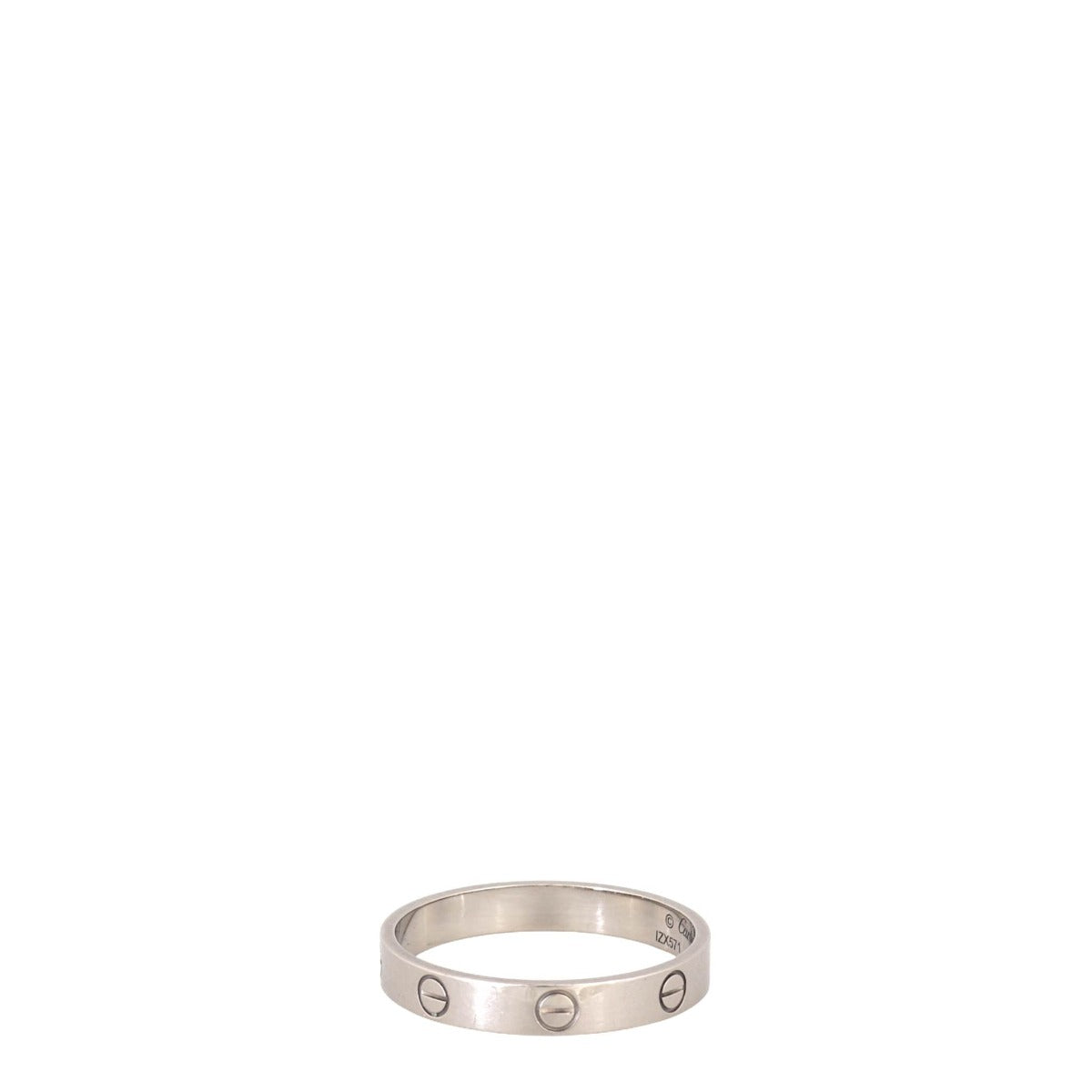Cartier Love Ring Small 18k White Gold