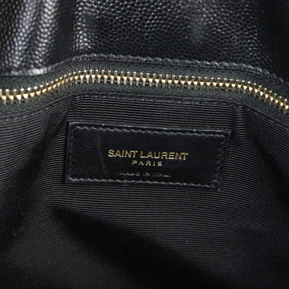 Saint Laurent Chevron Shopping Tote