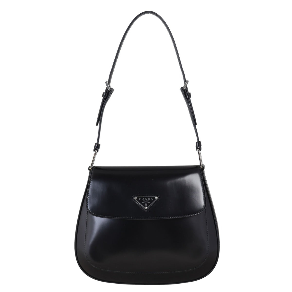 Prada Cleo Shoulder Bag Brushed Leather