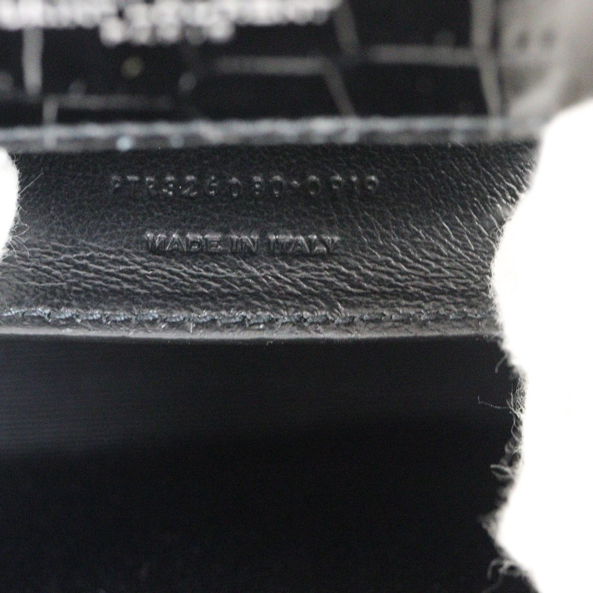 Saint Laurent Kate Tassel Clutch Croc-Embossed