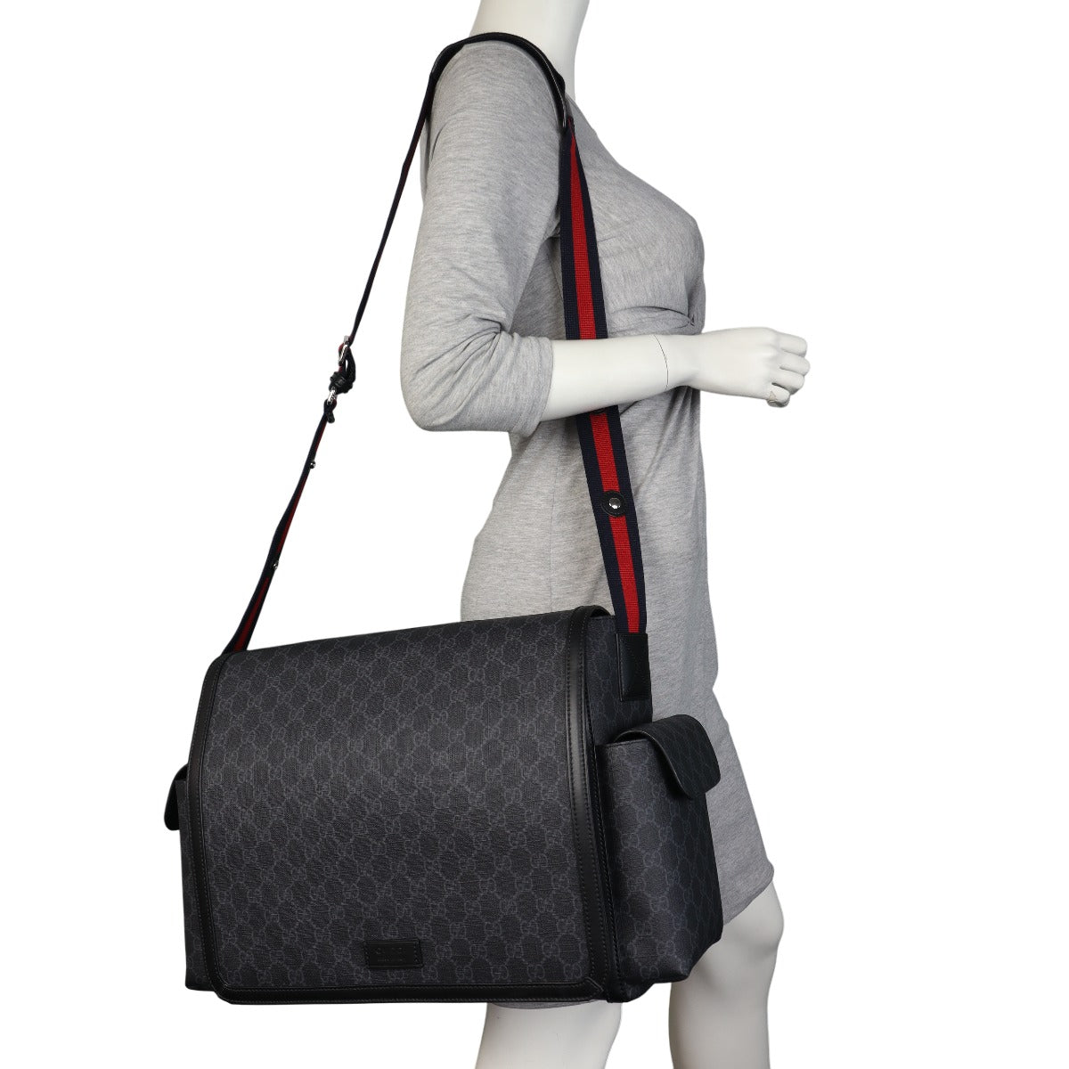 Gucci GG Supreme Diaper Bag