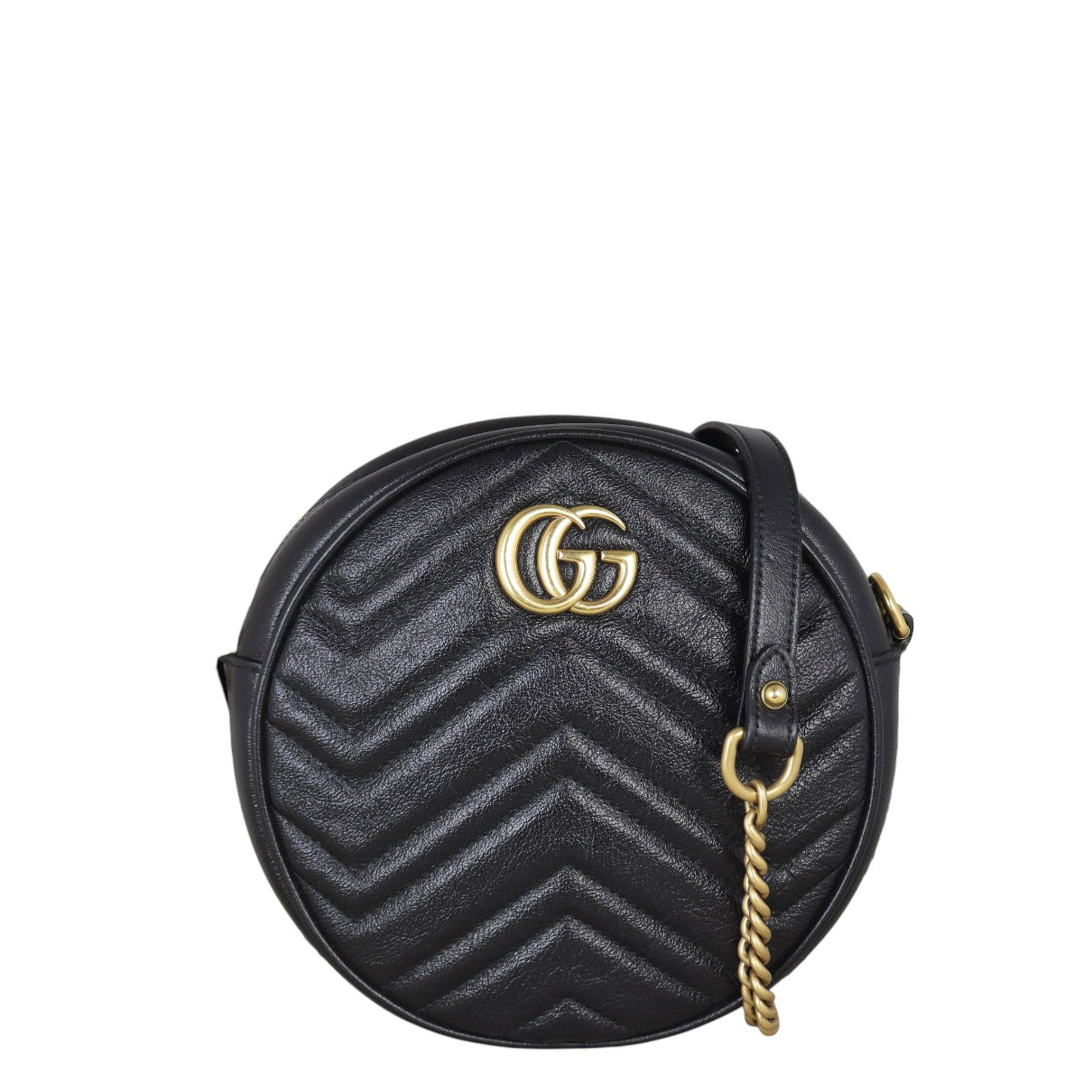 Gucci GG Marmont Round Chain Shoulder Bag