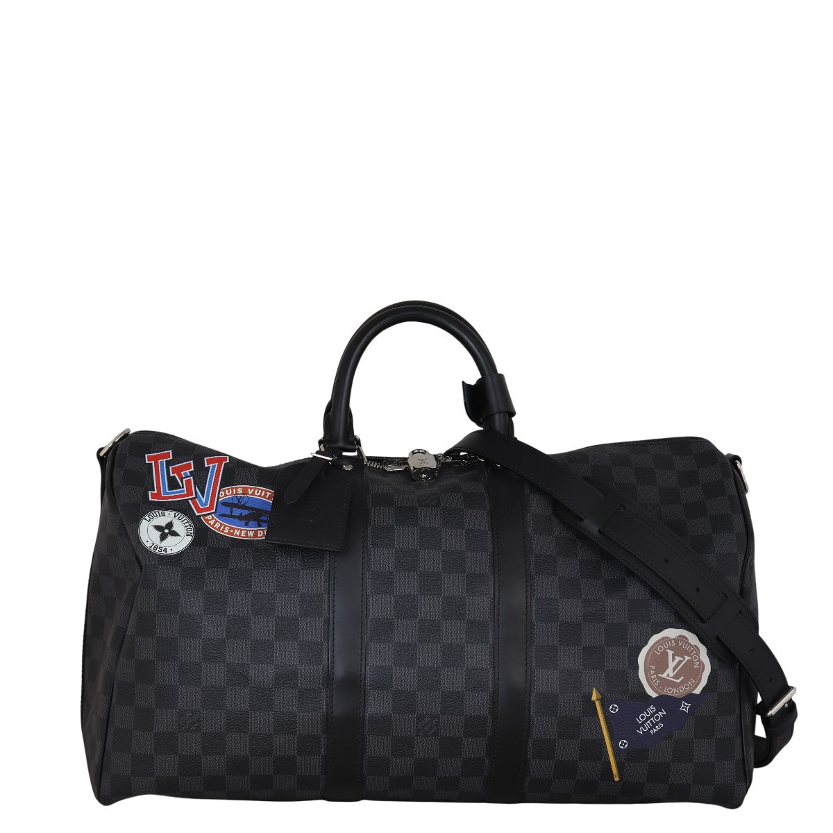 Louis Vuitton Keepall 45 Bandouliere Damier Graphite League