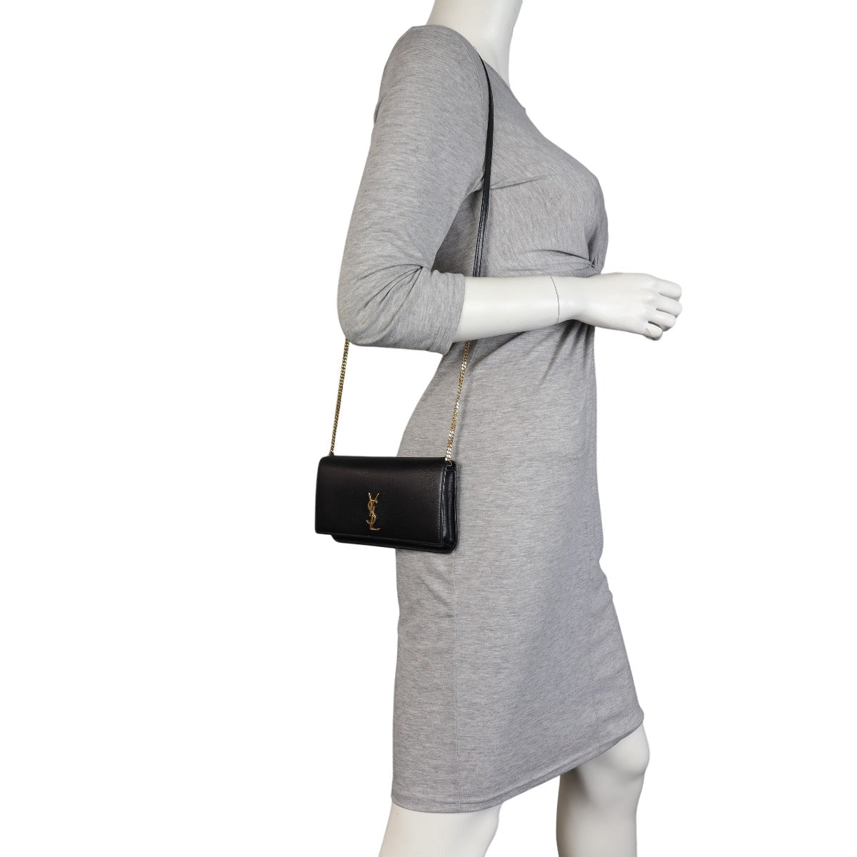 Saint Laurent Cassandre Phone Holder on Chain