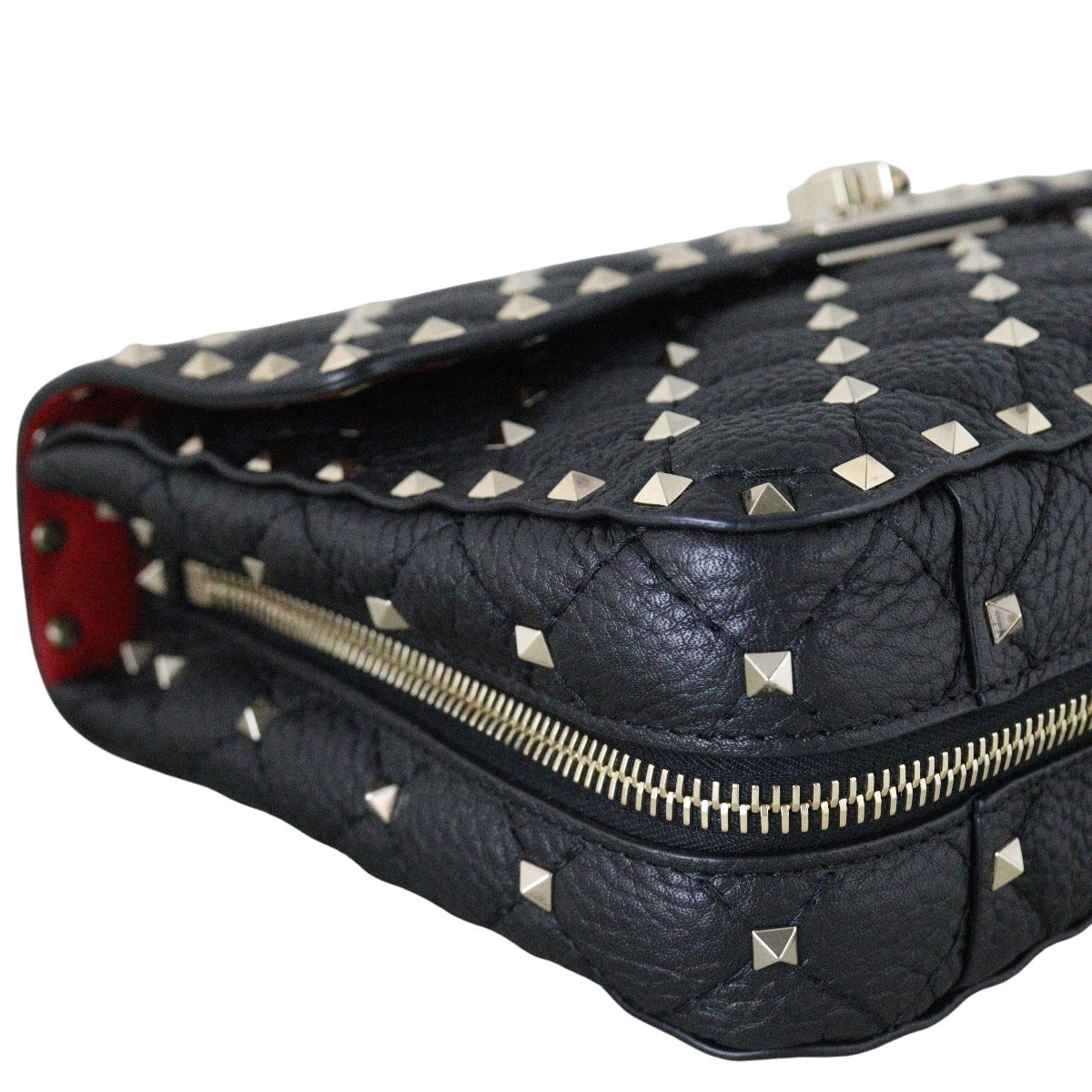 Valentino Rockstud Spike Expandable Shoulder Bag