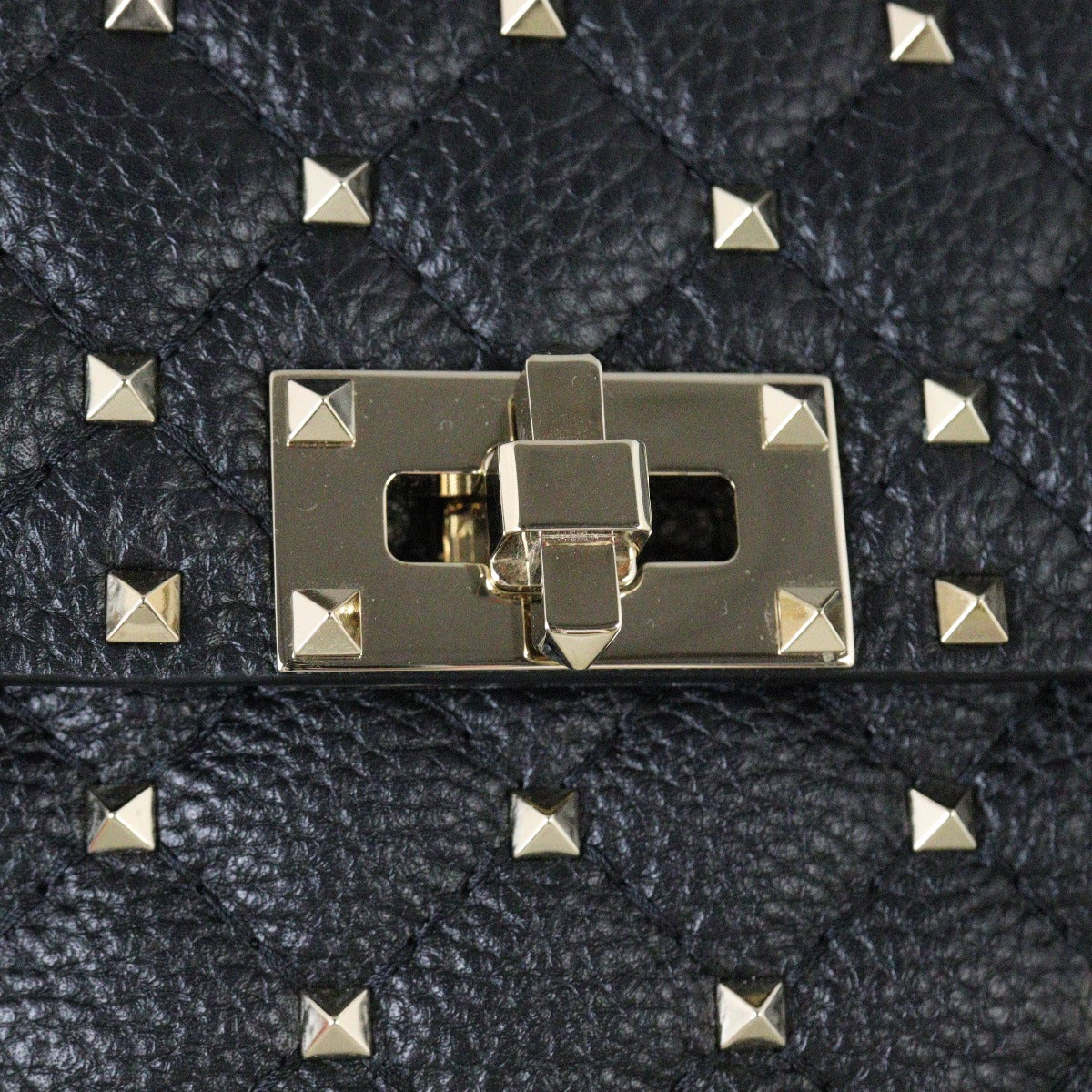 Valentino Rockstud Spike Expandable Shoulder Bag