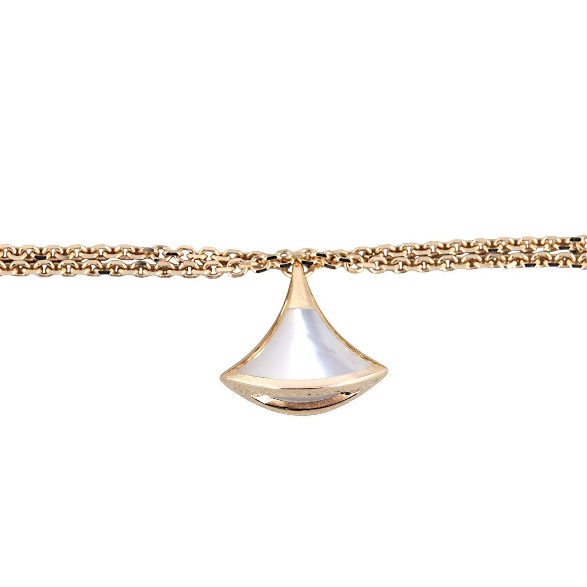Bvlgari Diva's Dream 1 Motif 18k Rose Gold Mother of Pearl Bracelet