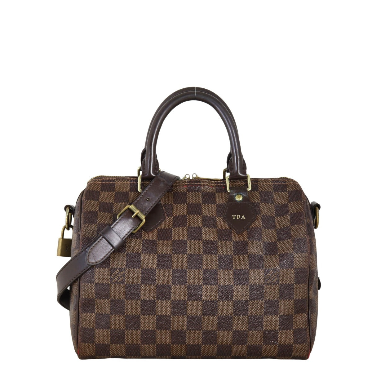 Louis Vuitton Speedy 25 Bandouliere Damier Ebene