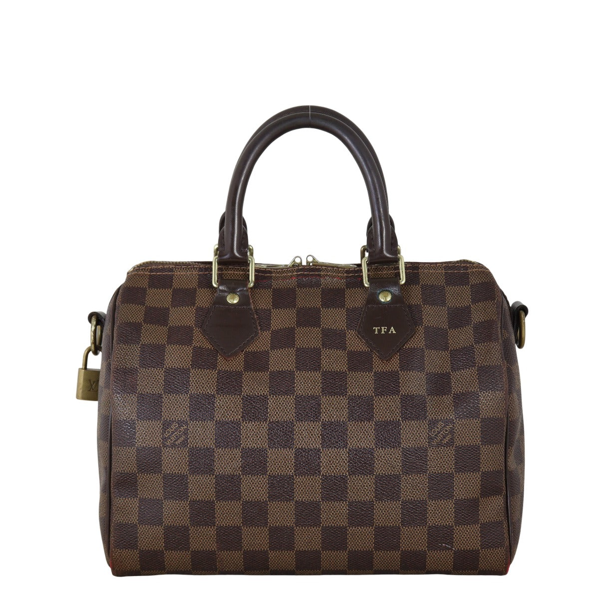 Louis Vuitton Speedy 25 Bandouliere Damier Ebene