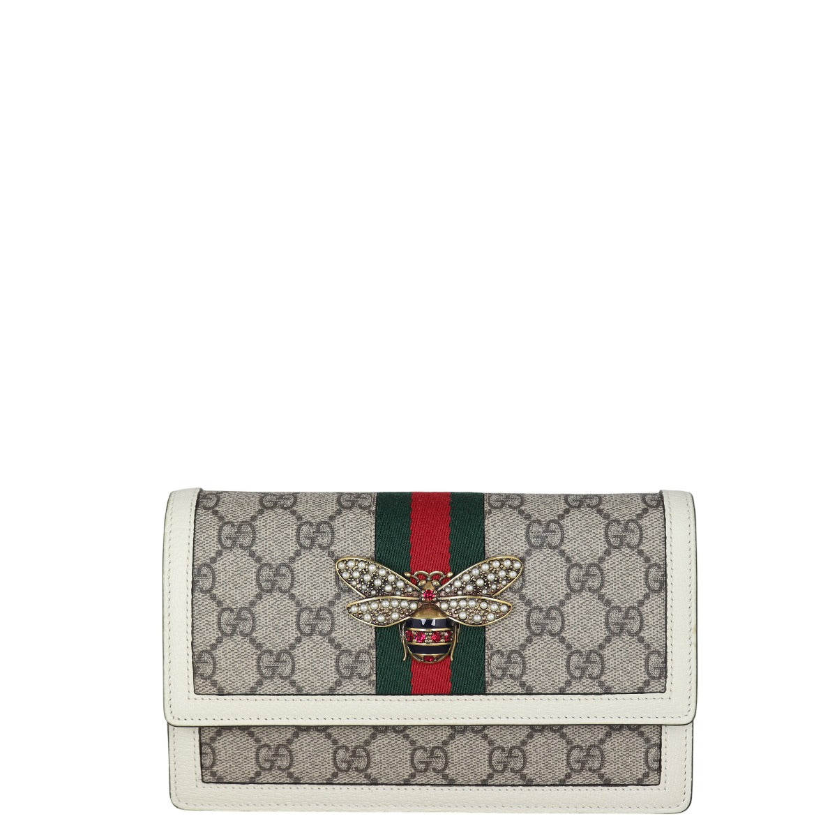 Gucci GG Supreme Queen Margaret Wallet on Chain