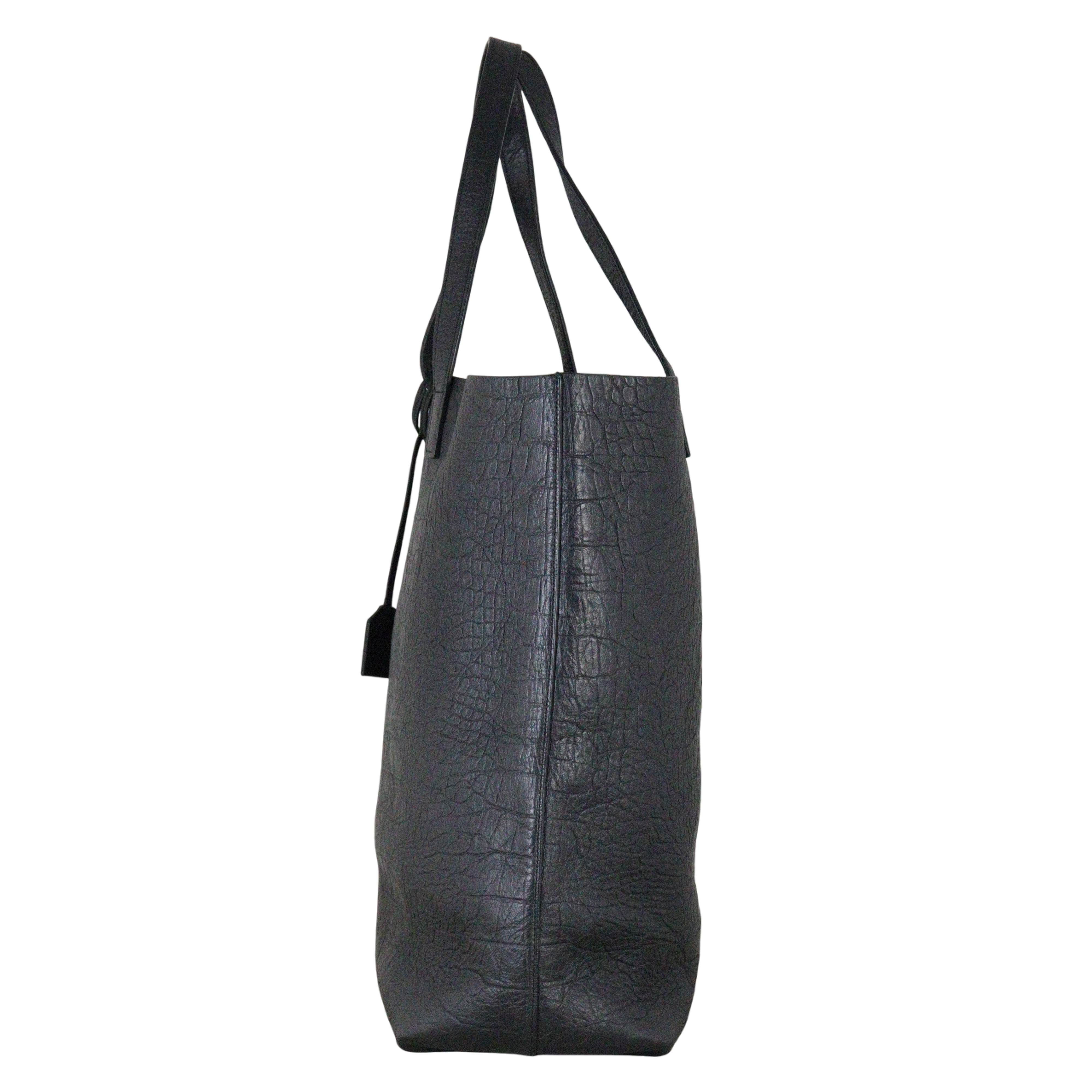 Saint Laurent Shopping Tote Croc Embossed