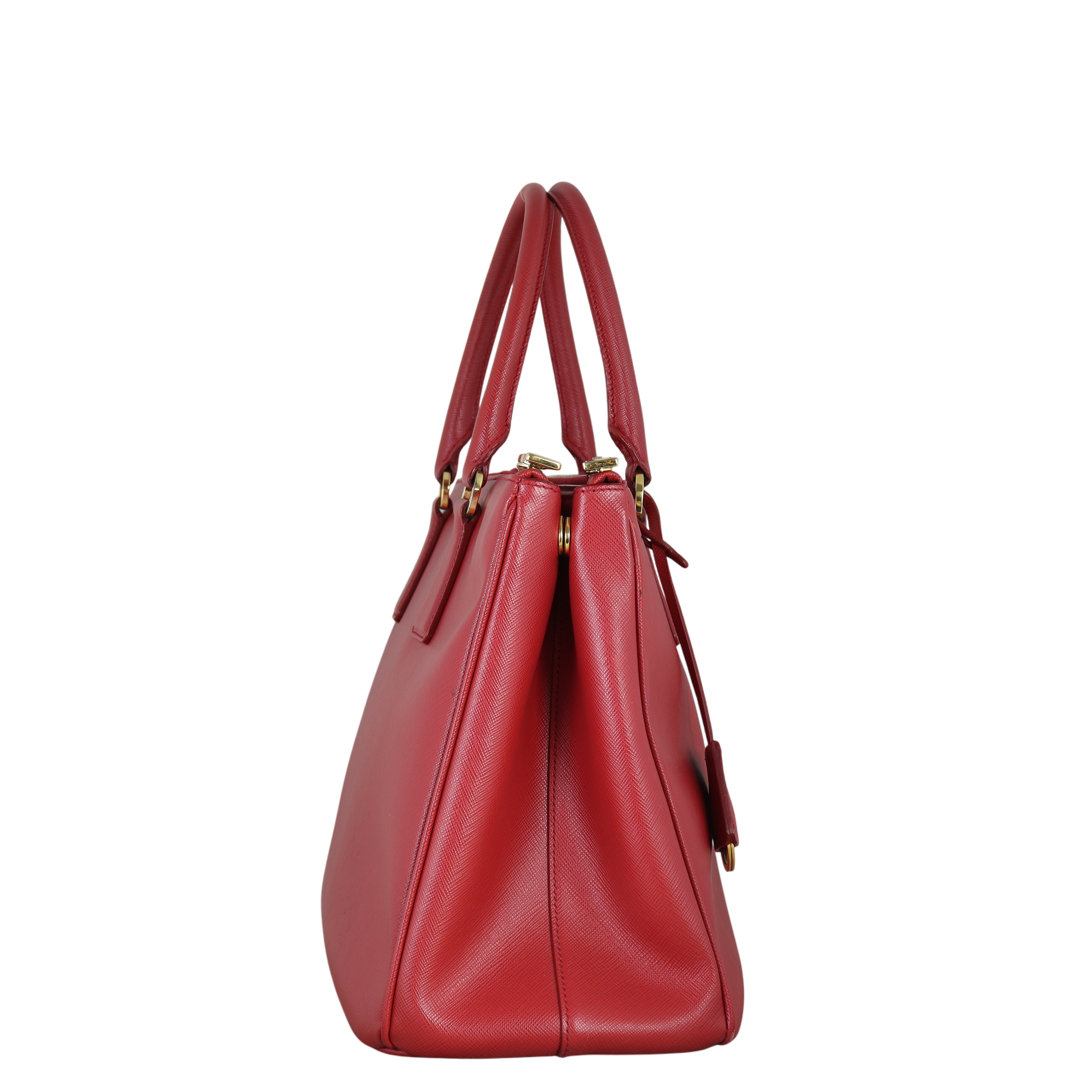 Prada Saffiano Lux Galleria Double Zip Tote Medium