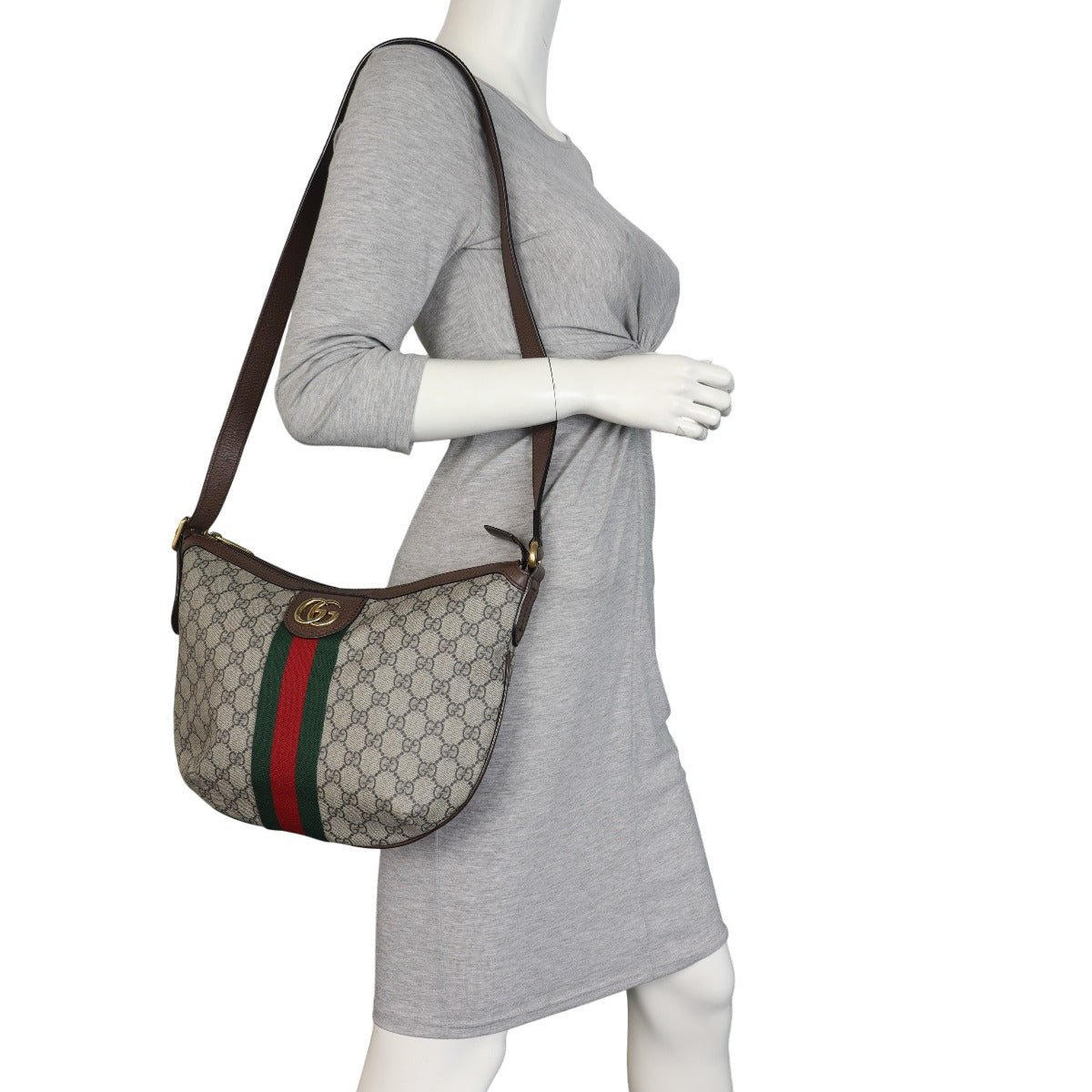 Gucci Ophidia Half Moon Small Hobo