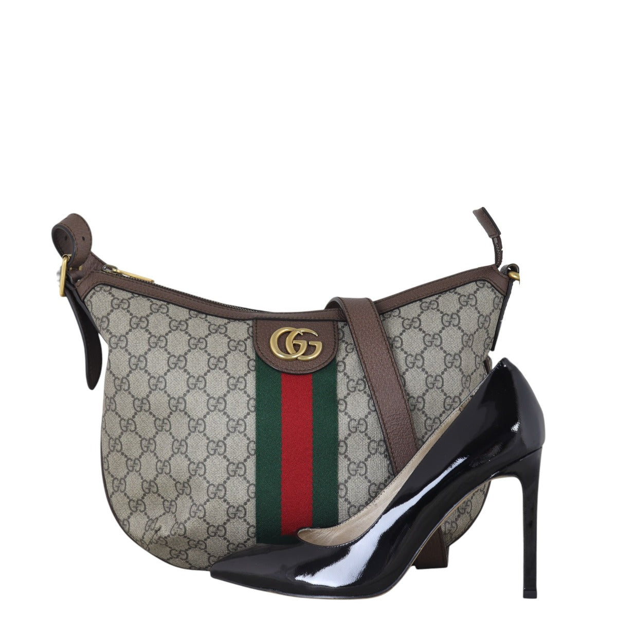 Gucci Ophidia Half Moon Small Hobo