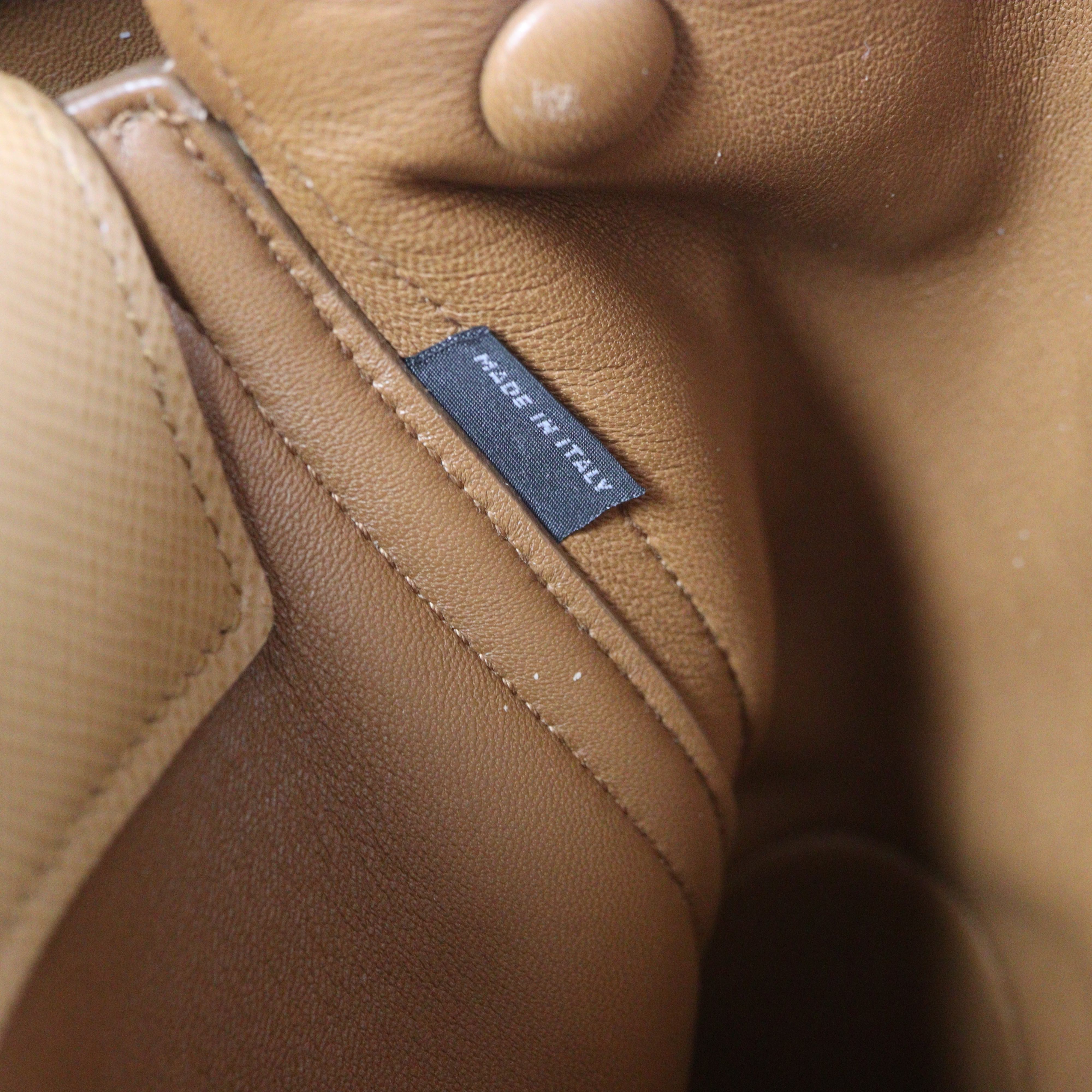 Prada Saffiano Cuir & Canapa Double Bag