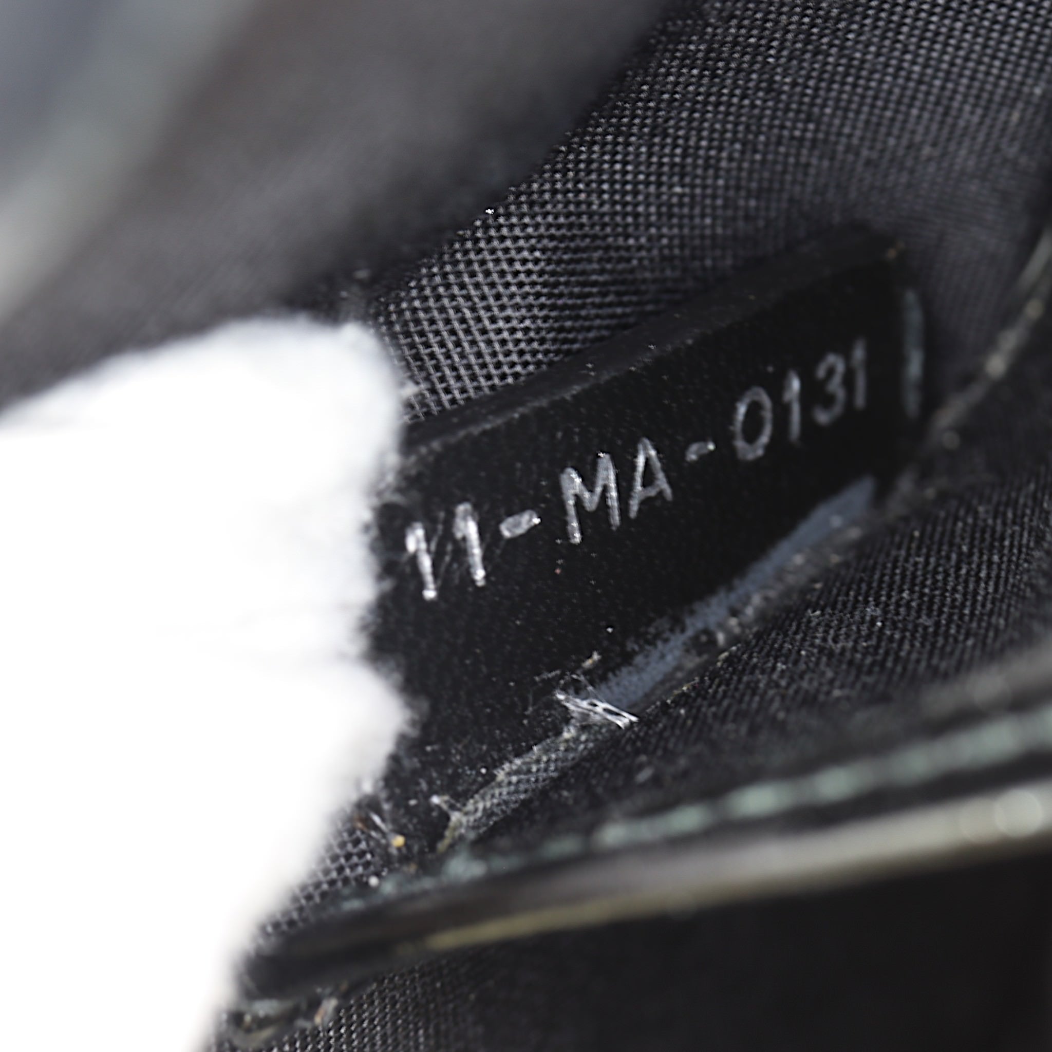 Dior Lady Dior Chain Wallet Patent