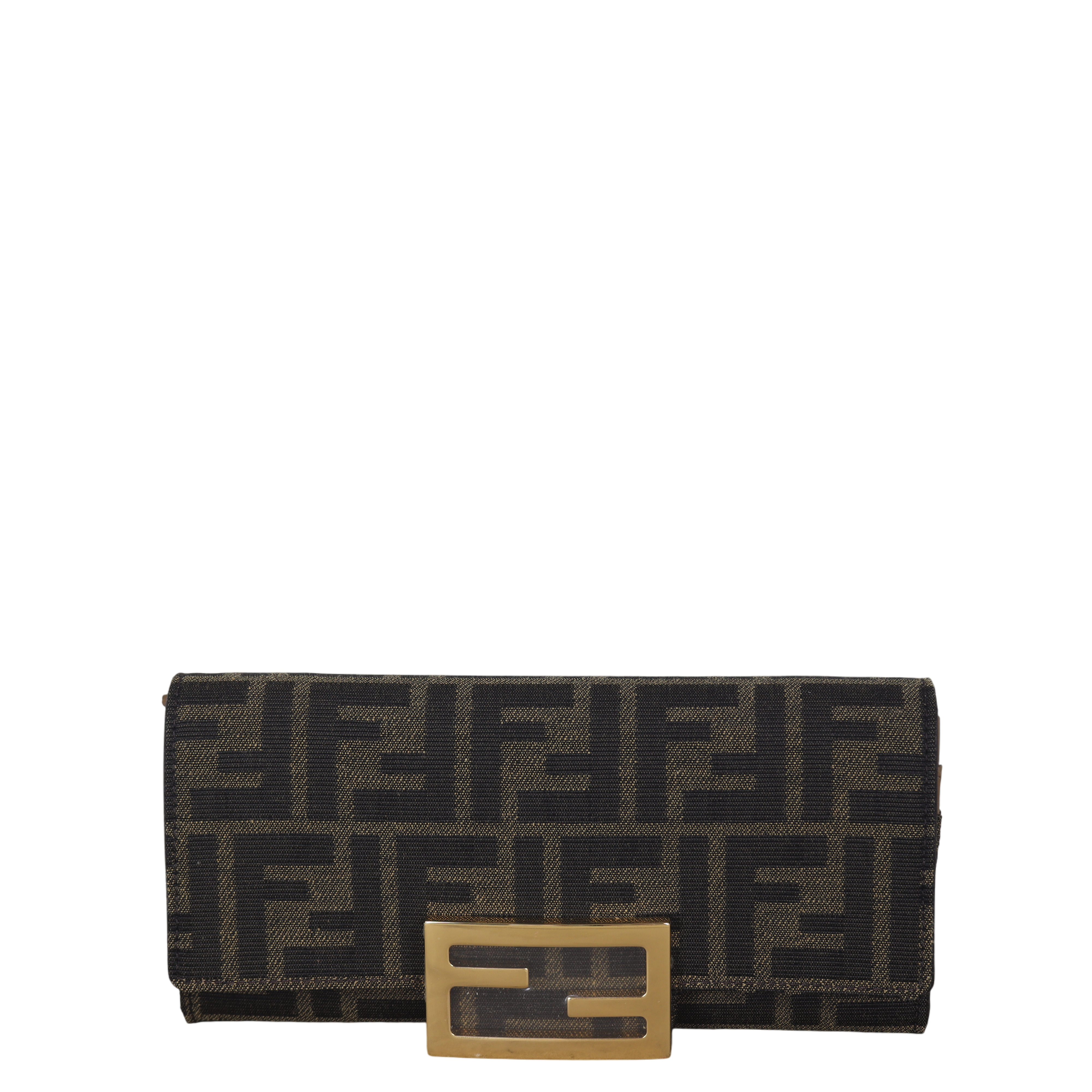 Fendi Baguette Continental Wallet on Chain