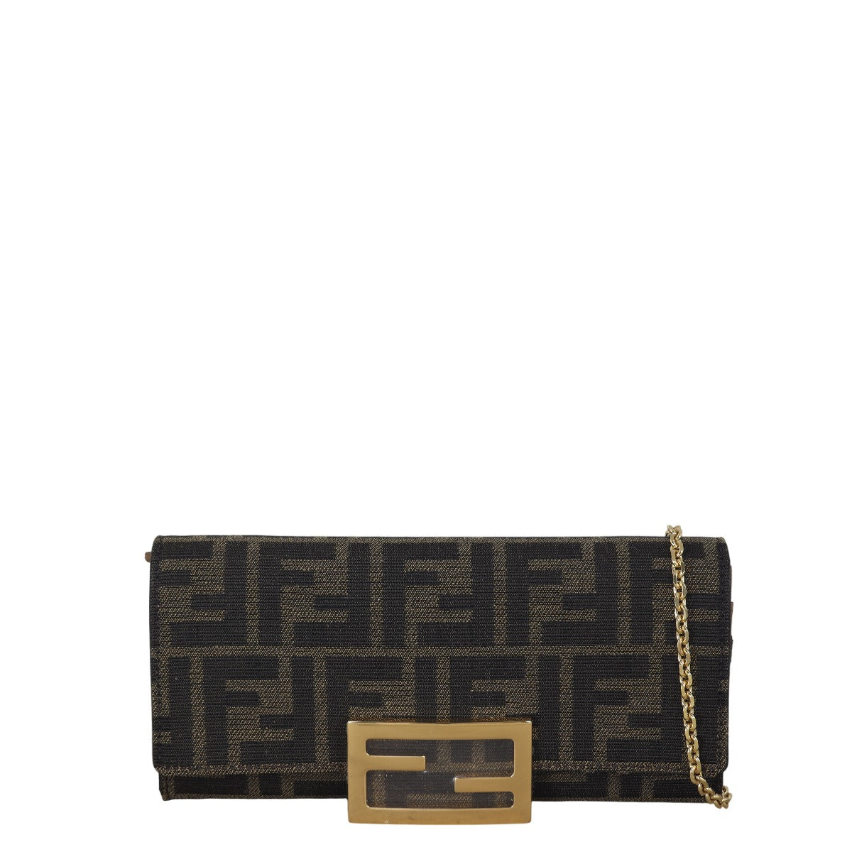 Fendi Baguette Continental Wallet on Chain