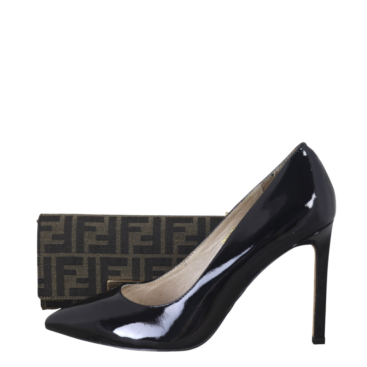 Fendi Baguette Continental Wallet on Chain