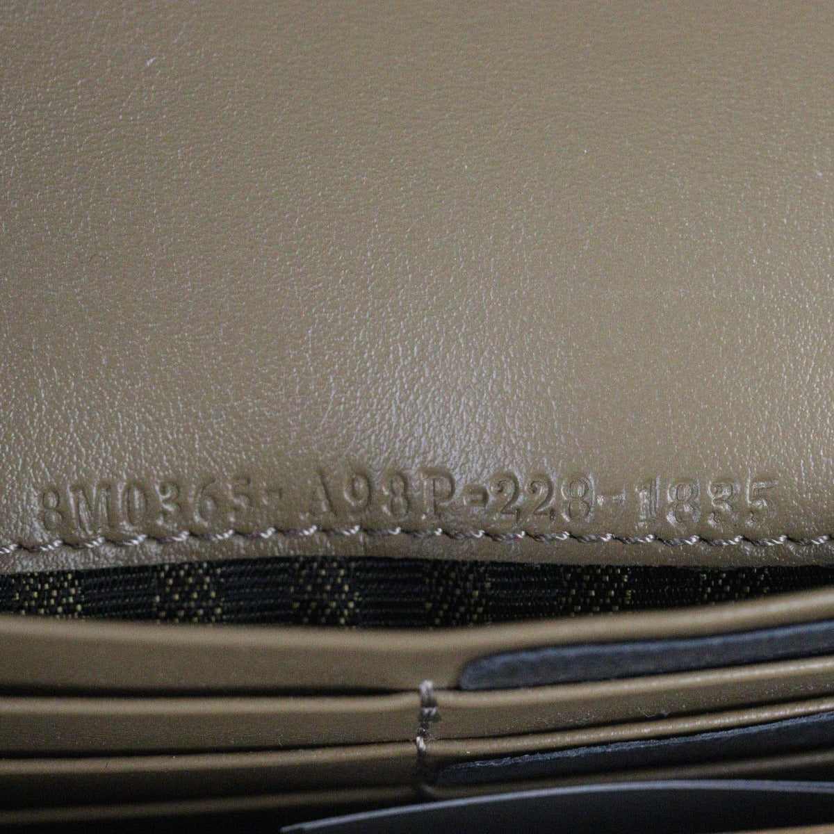 Fendi Baguette Continental Wallet on Chain