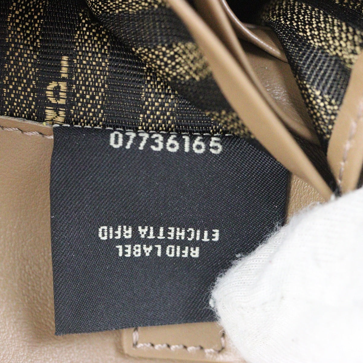 Fendi Baguette Continental Wallet on Chain