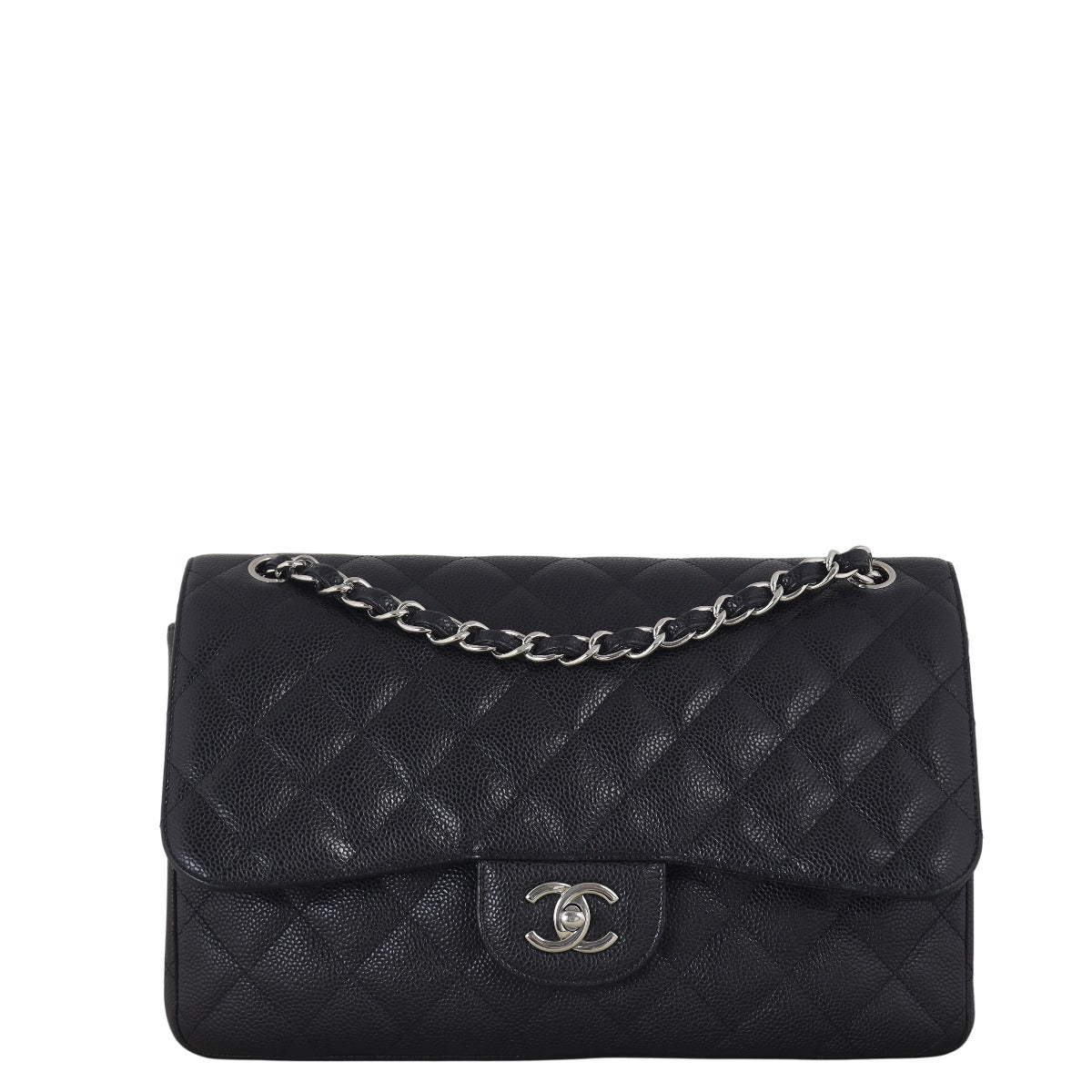Chanel Classic Double Flap Jumbo Caviar