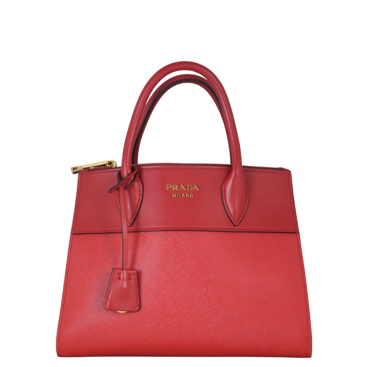 Prada Saffiano City Calf Esplanade Small