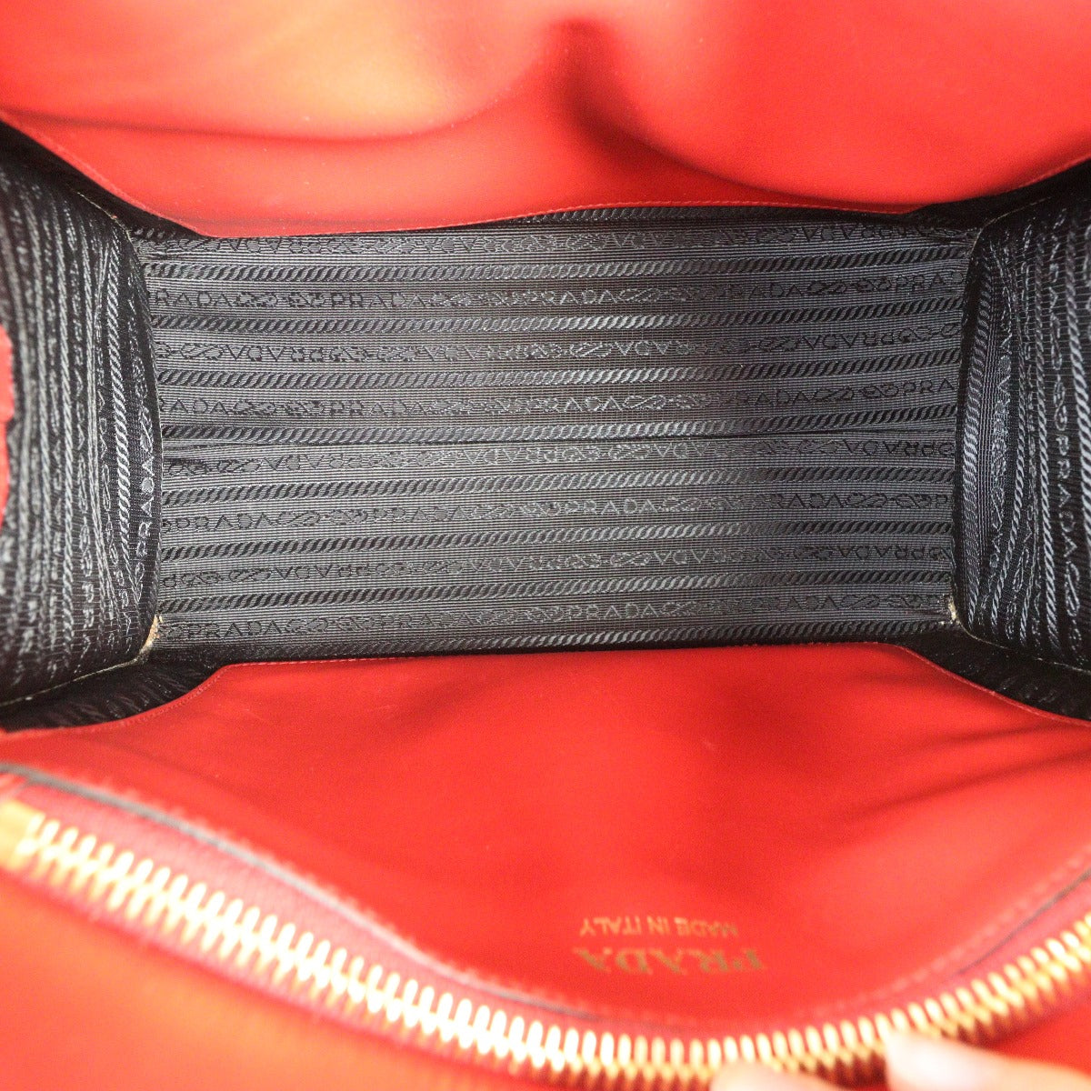 Prada Saffiano City Calf Esplanade Small