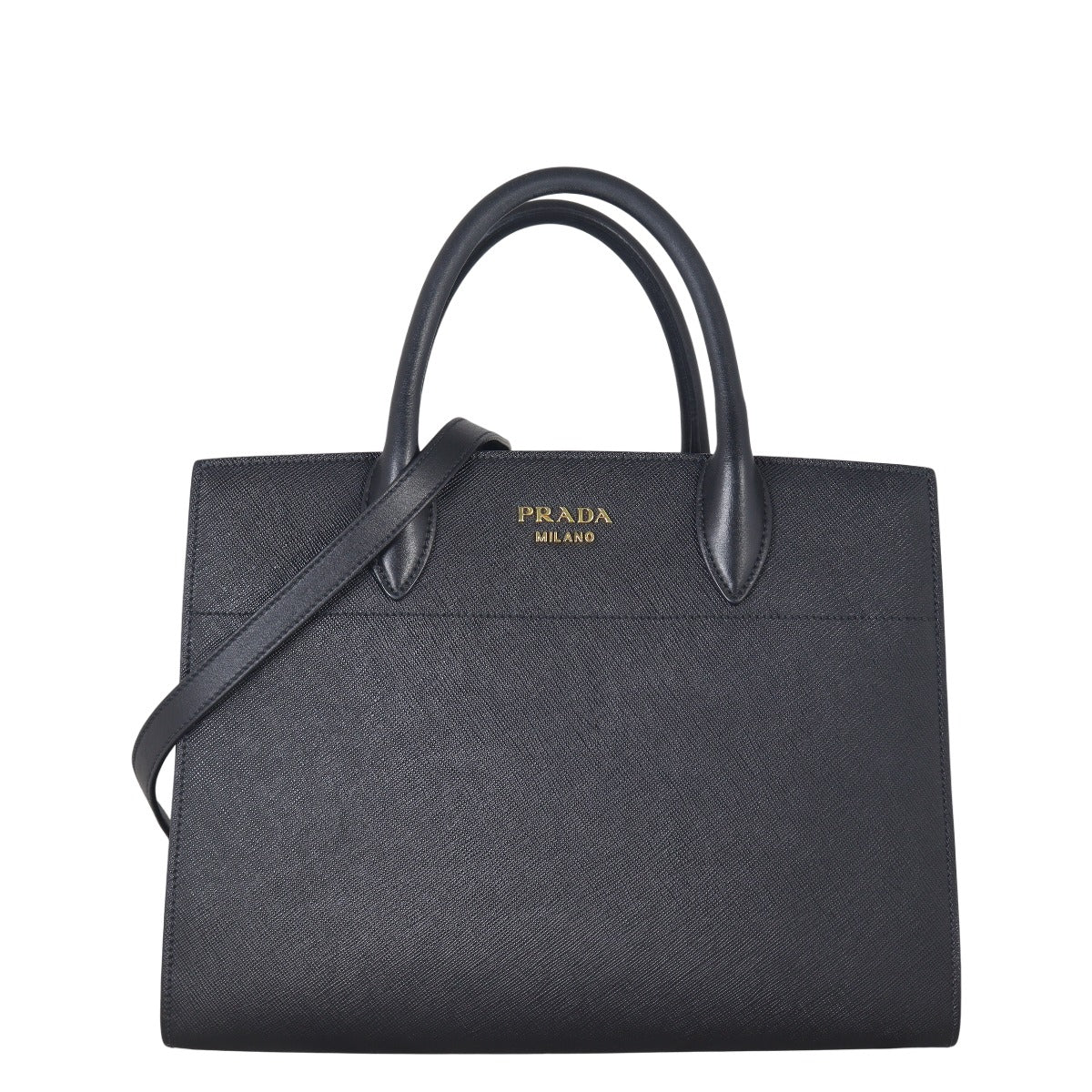 Prada Saffiano Cuir Bibliotheque Bag