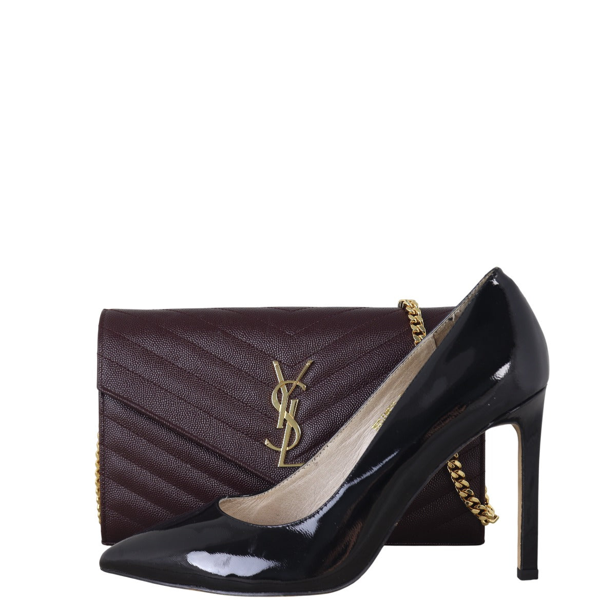 Saint Laurent Cassandre Chain Wallet