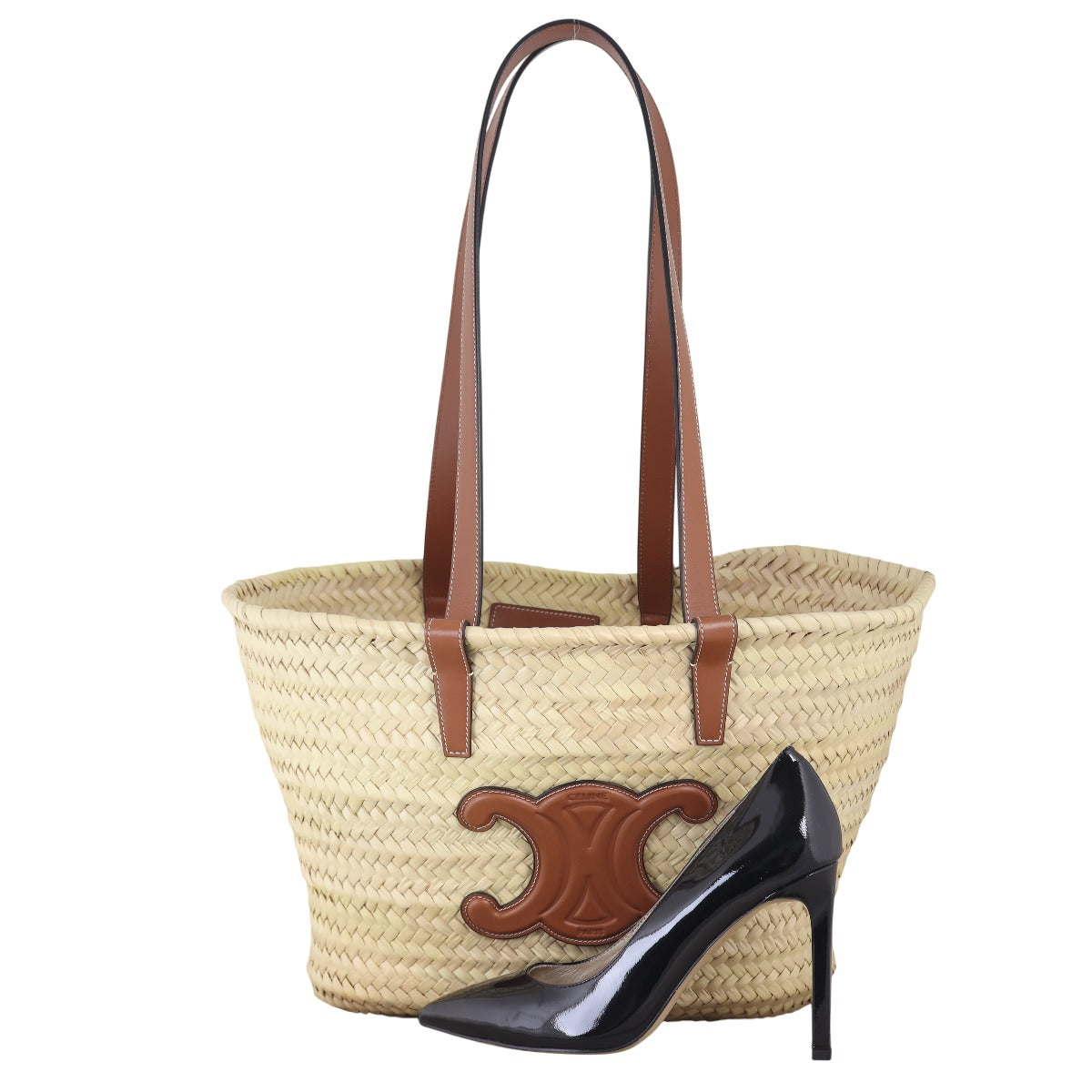 Celine Classic Panier Raffia