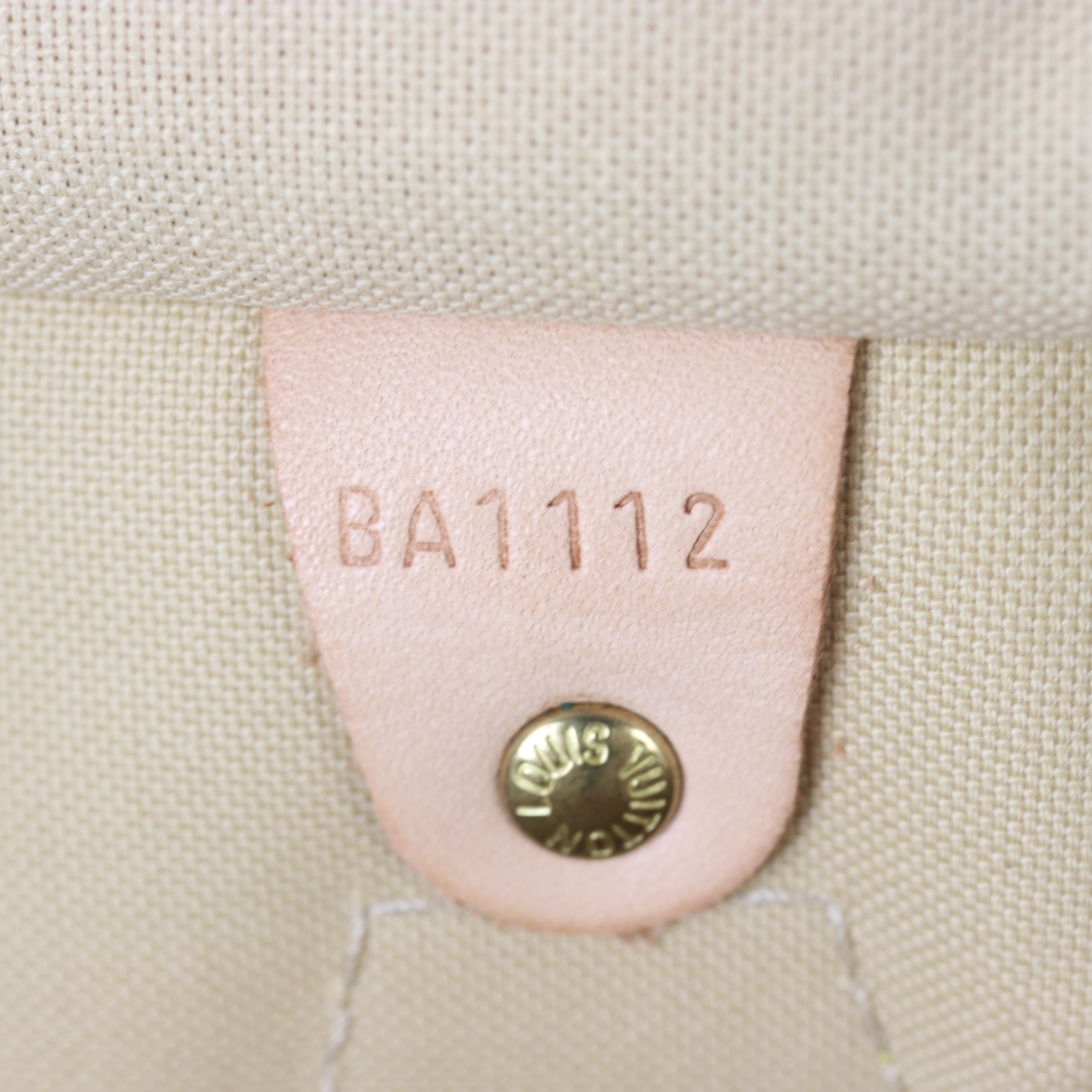 Louis Vuitton Speedy 35 Damier Azur