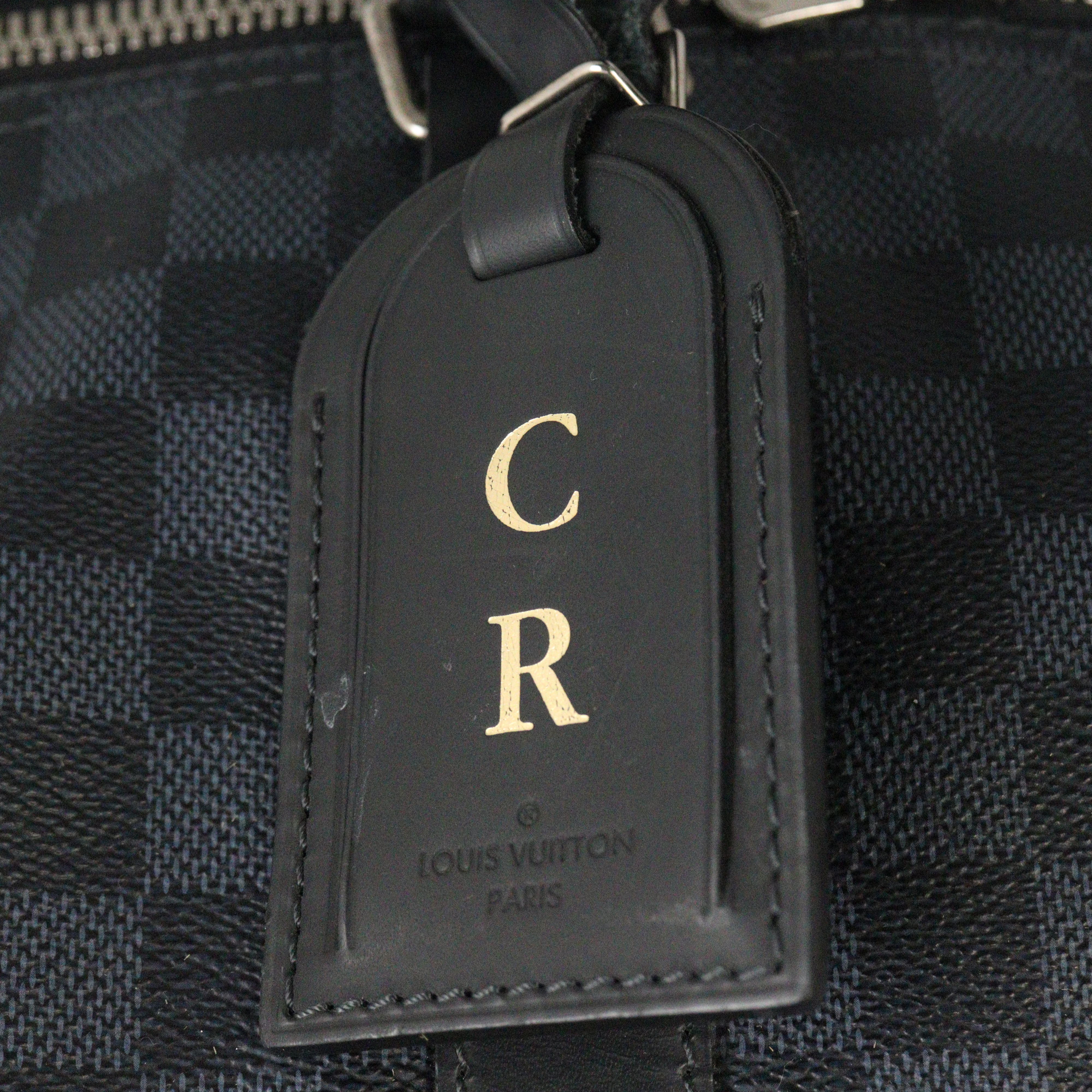 Louis Vuitton Keepall 55 Bandouliere Damier Cobalt