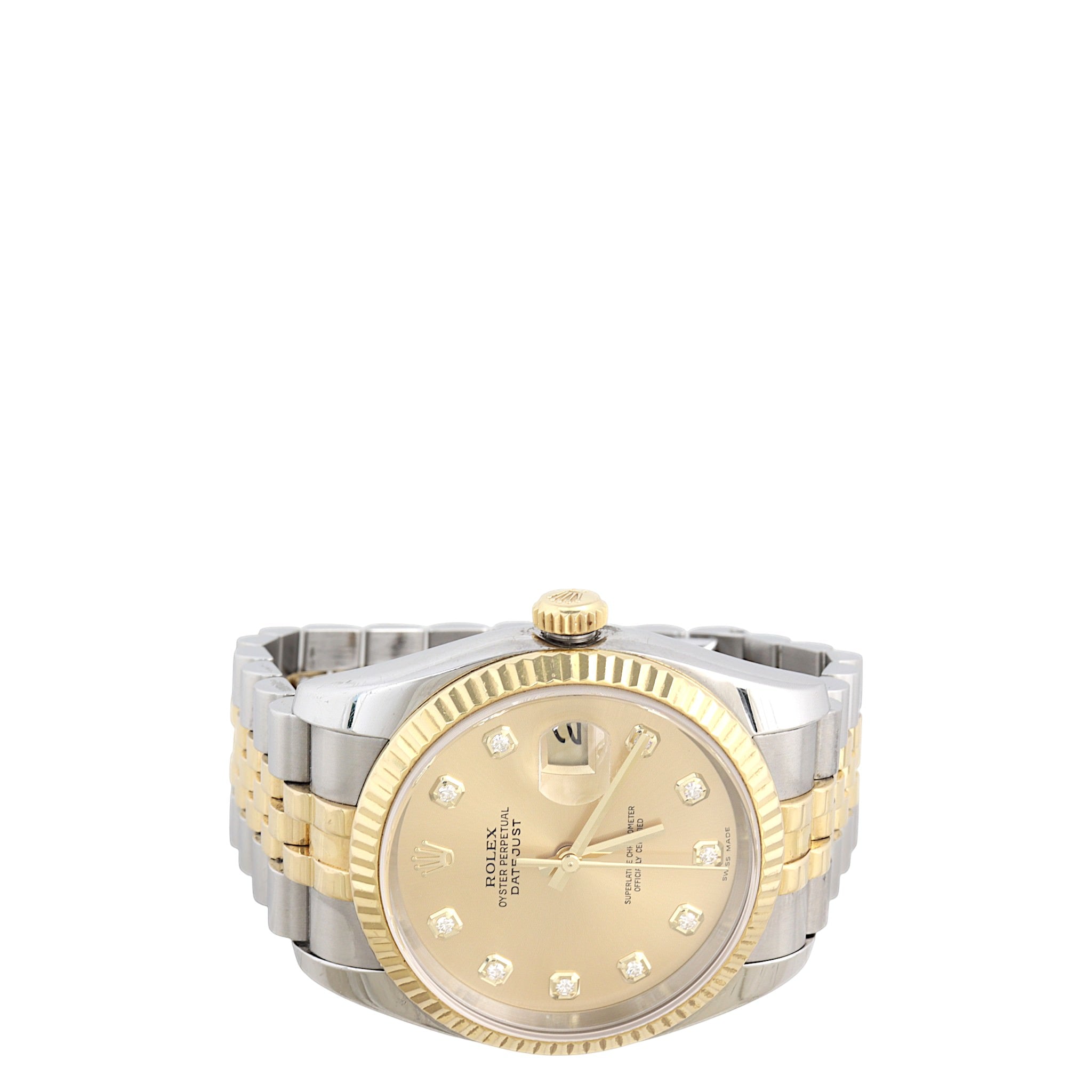 Rolex Oyster Perpetual Datejust 36mm Diamond Watch