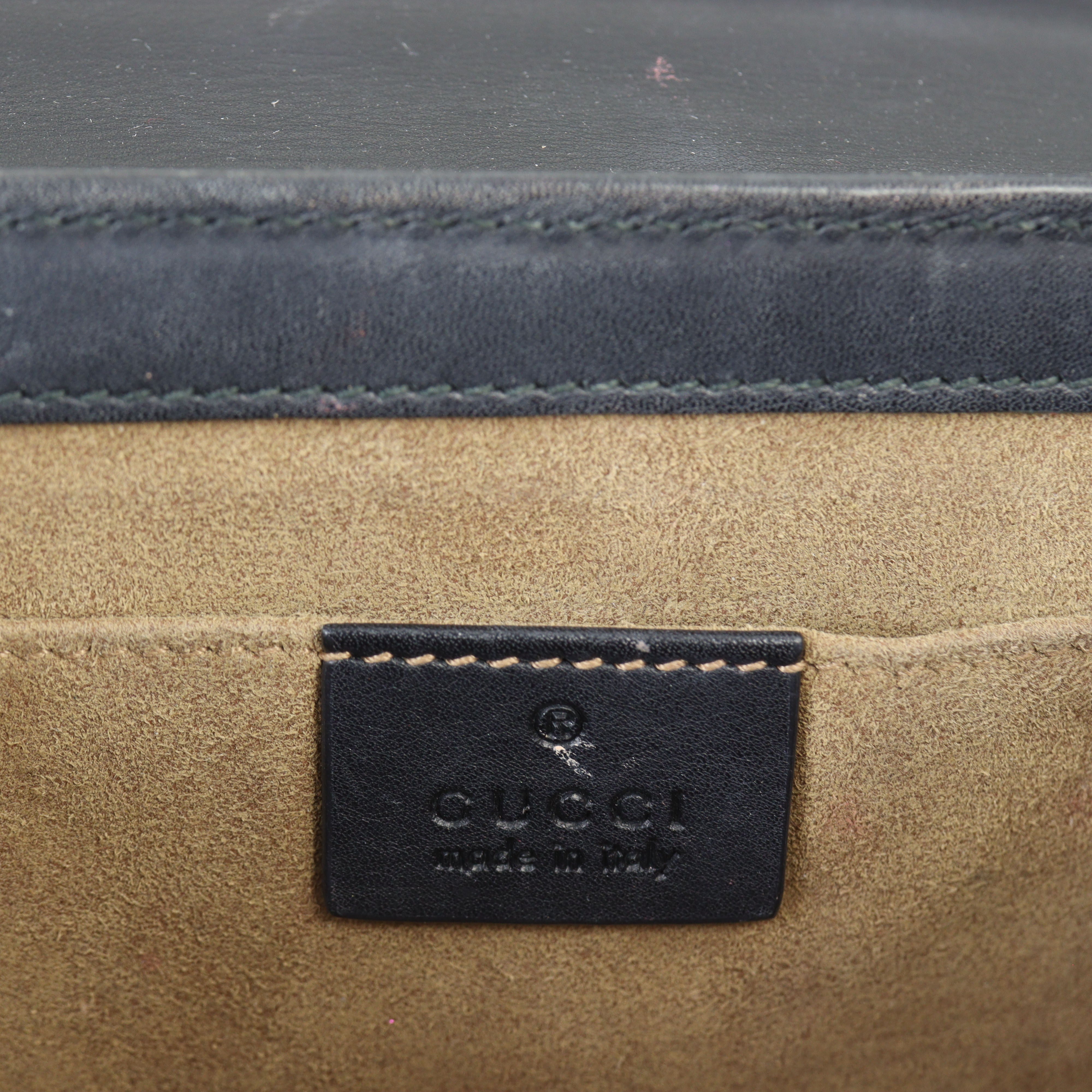 Gucci GG Supreme Padlock Small Shoulder Bag