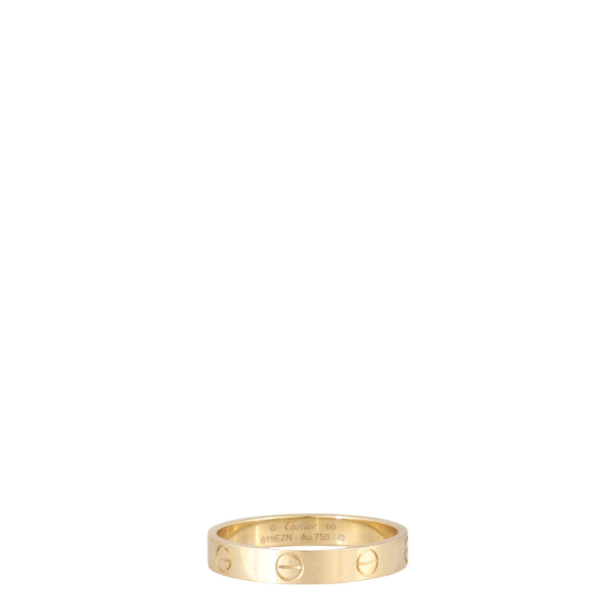 Cartier Love Ring Small 18k Yellow Gold