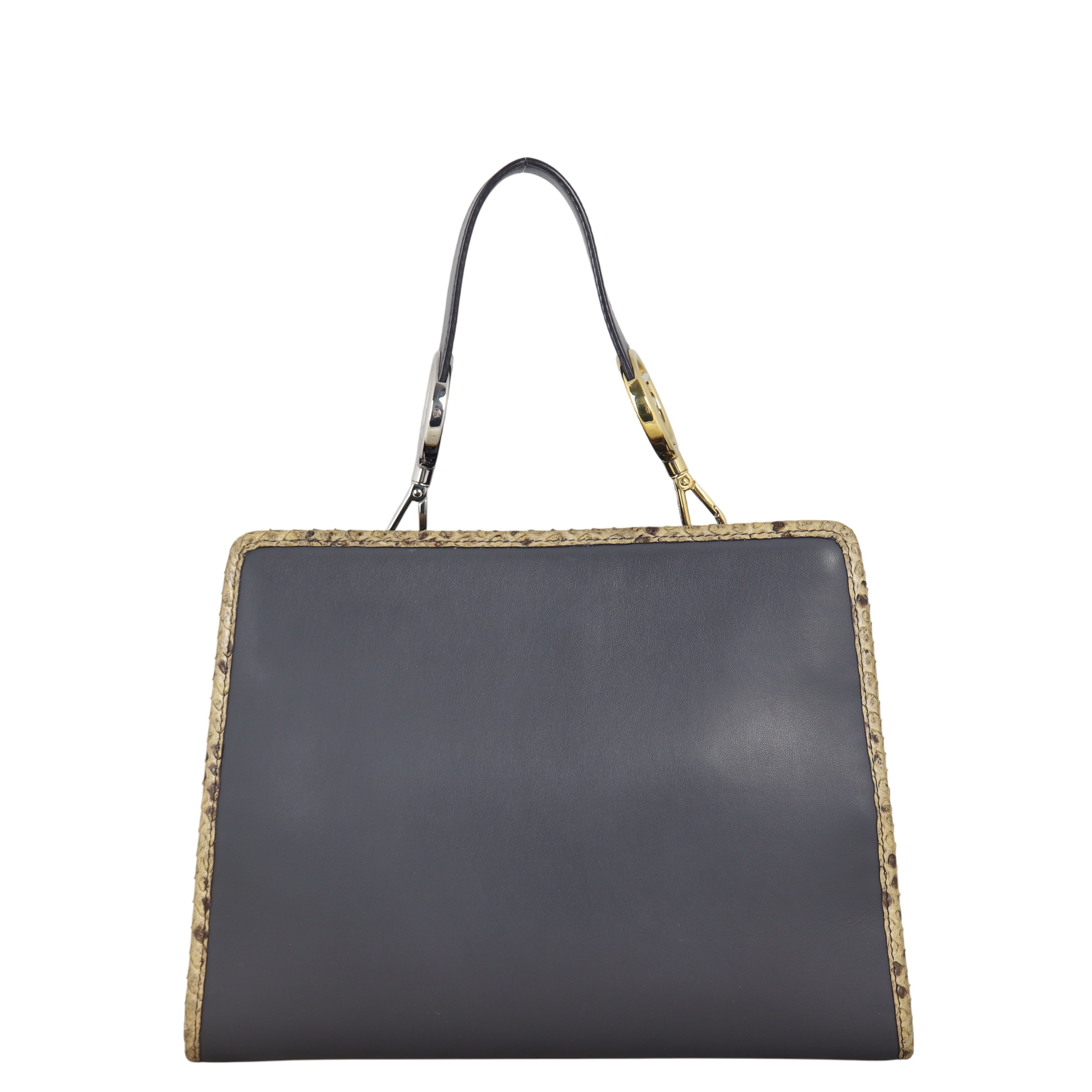 Fendi Runaway Tote Small Python