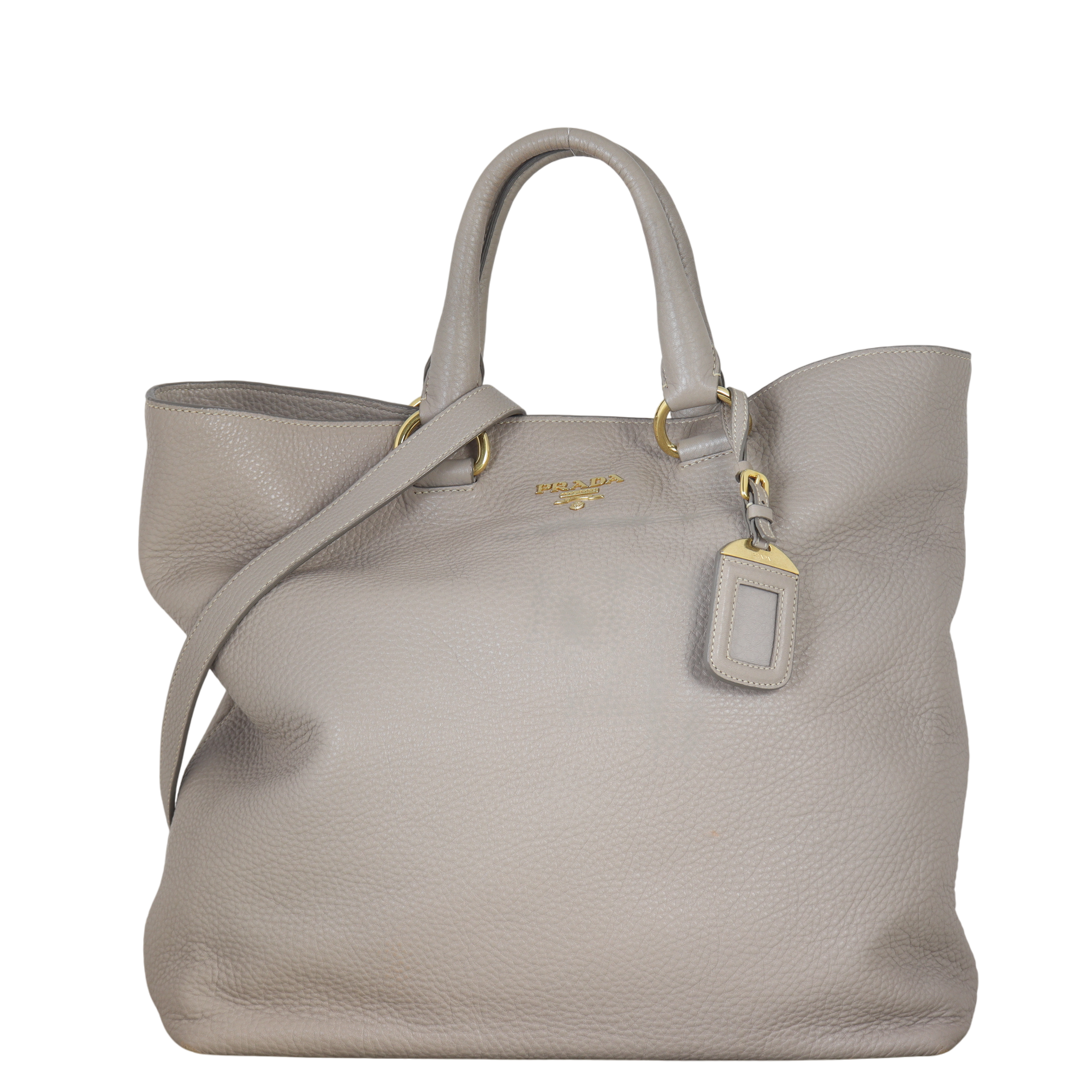 Prada Vitello Daino Shopping Tote