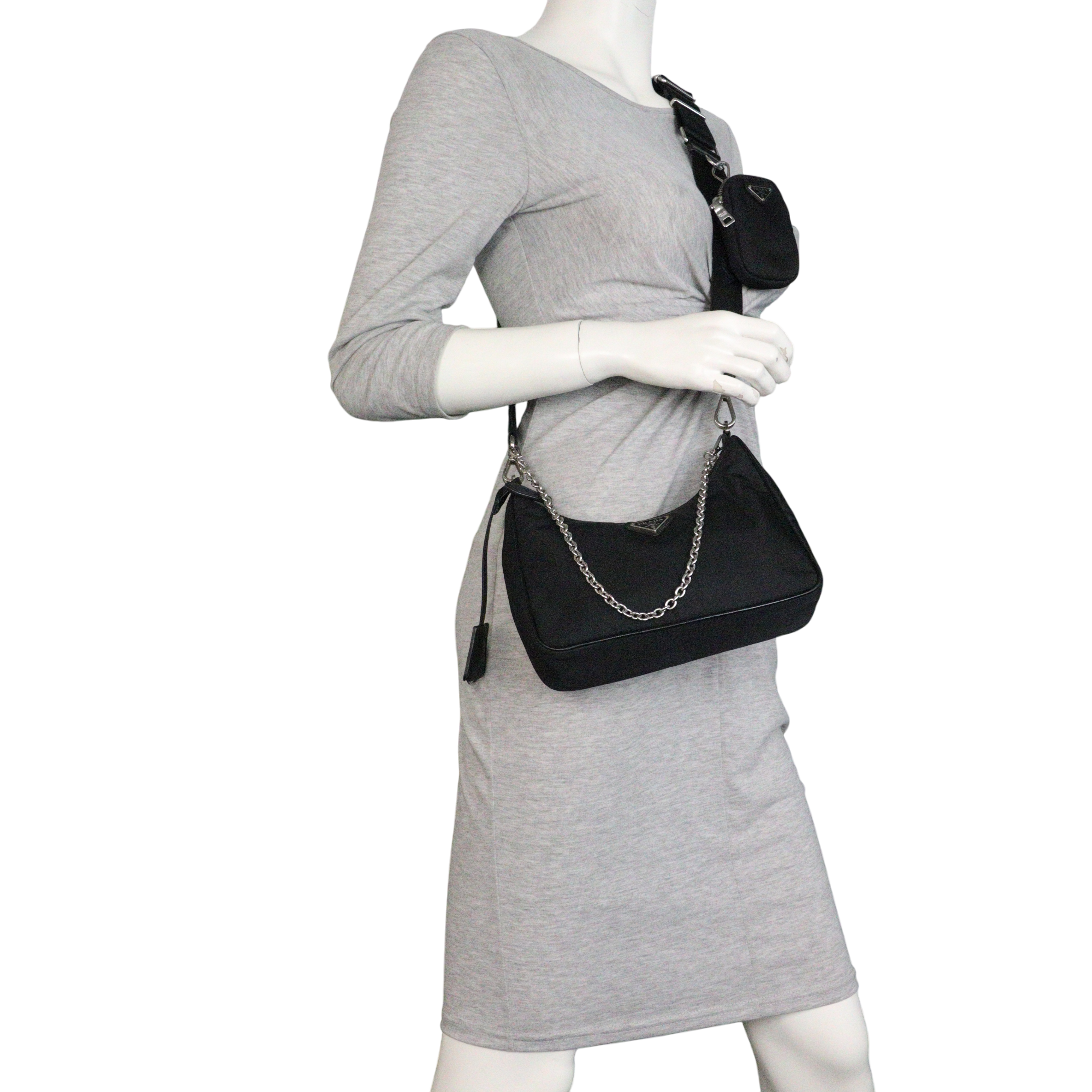 Prada Re-Edition 2005 Tessuto Shoulder Bag