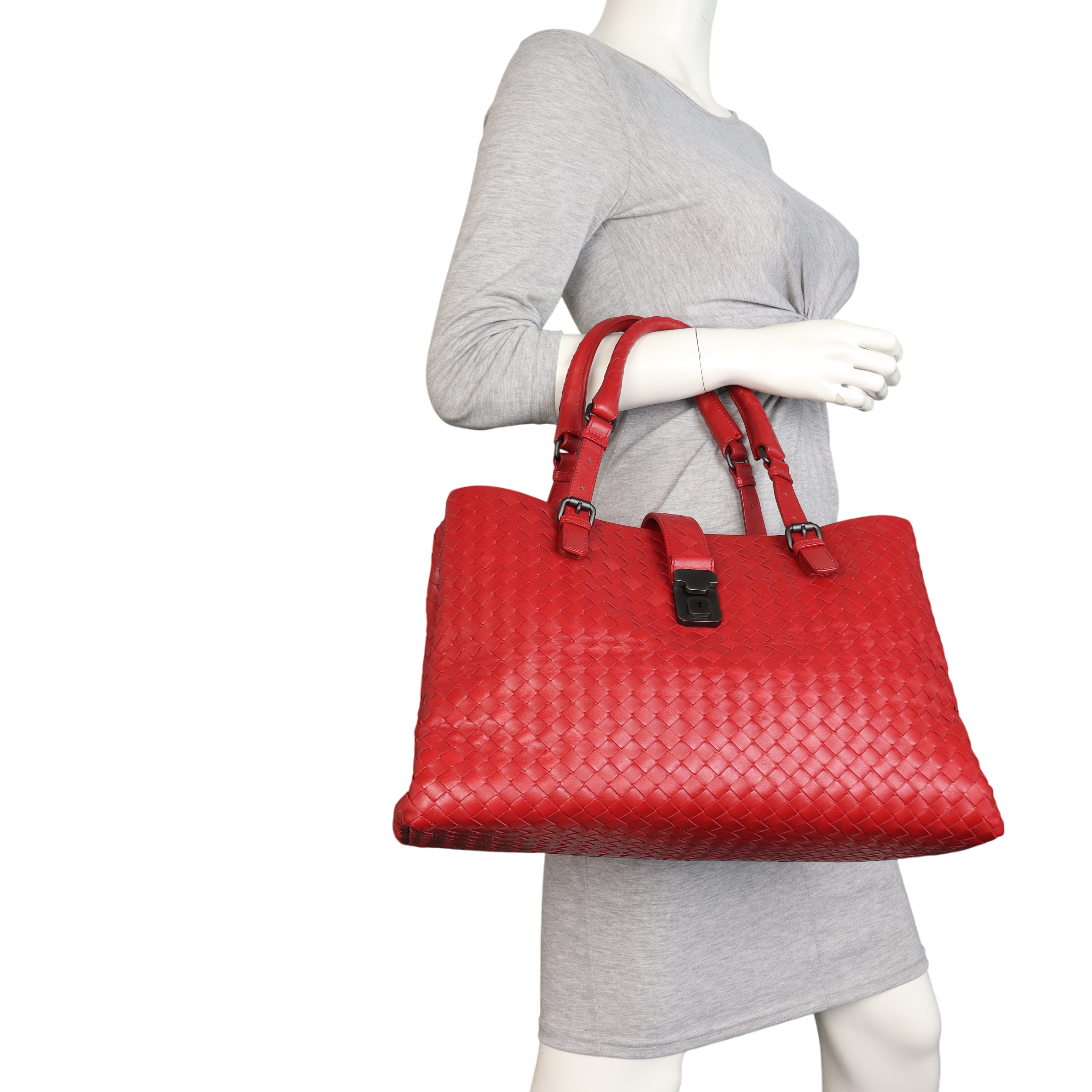 Bottega Veneta Intrecciato Roma Bag Large