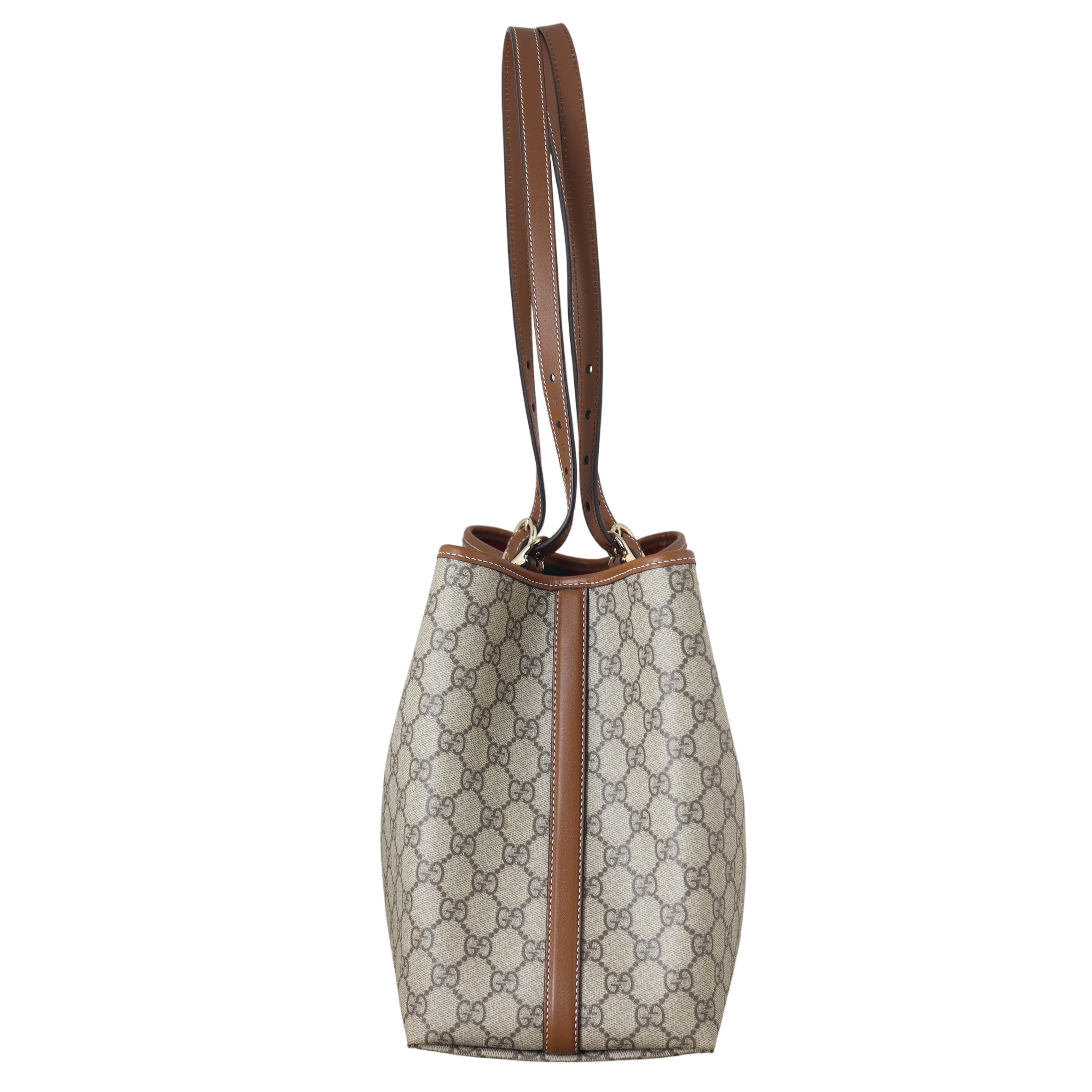 Gucci GG Monogram Emblem Tote Large