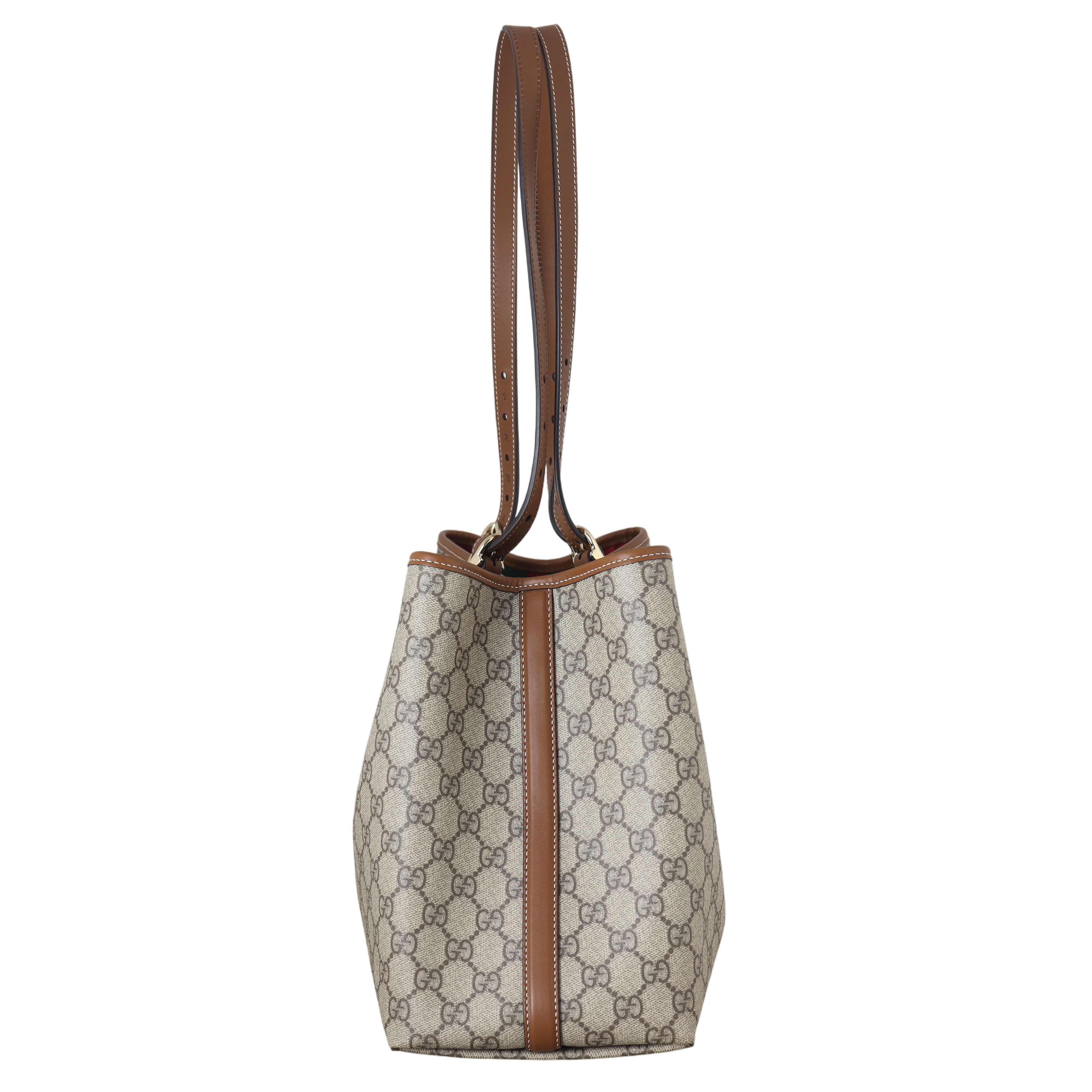 Gucci GG Monogram Emblem Tote Large