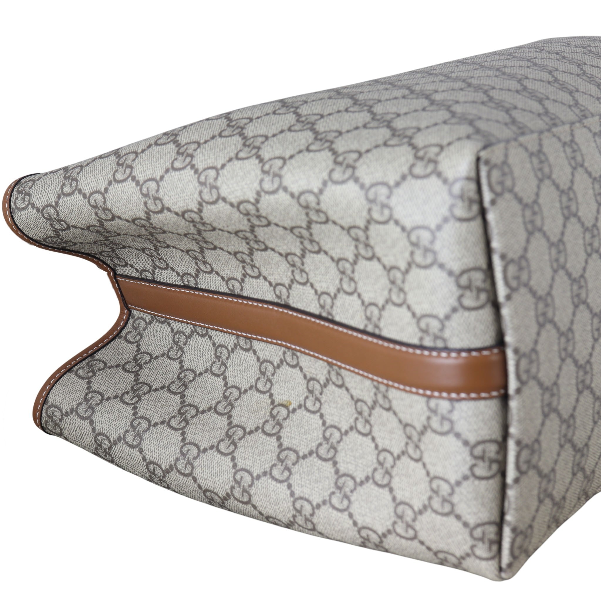 Gucci GG Monogram Emblem Tote Large