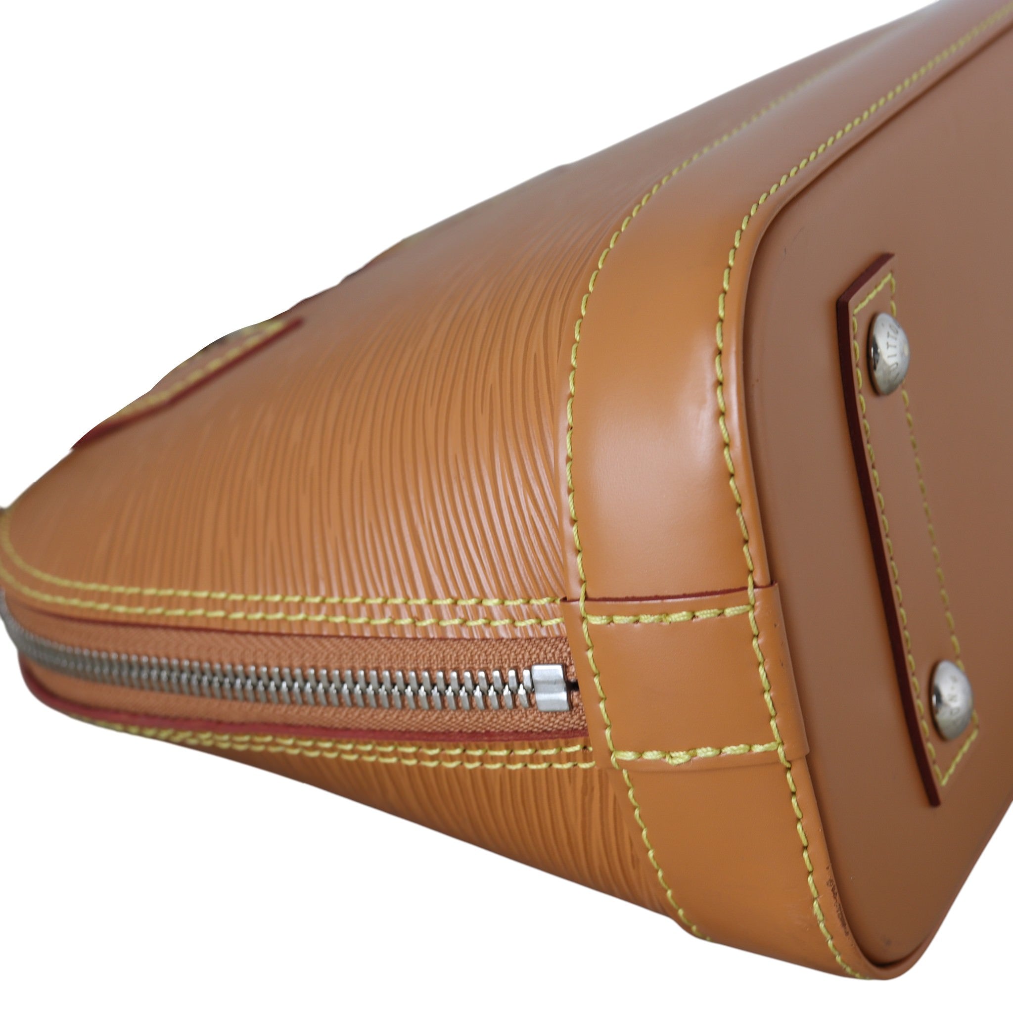 Louis Vuitton Alma BB Epi with Embroidered Strap