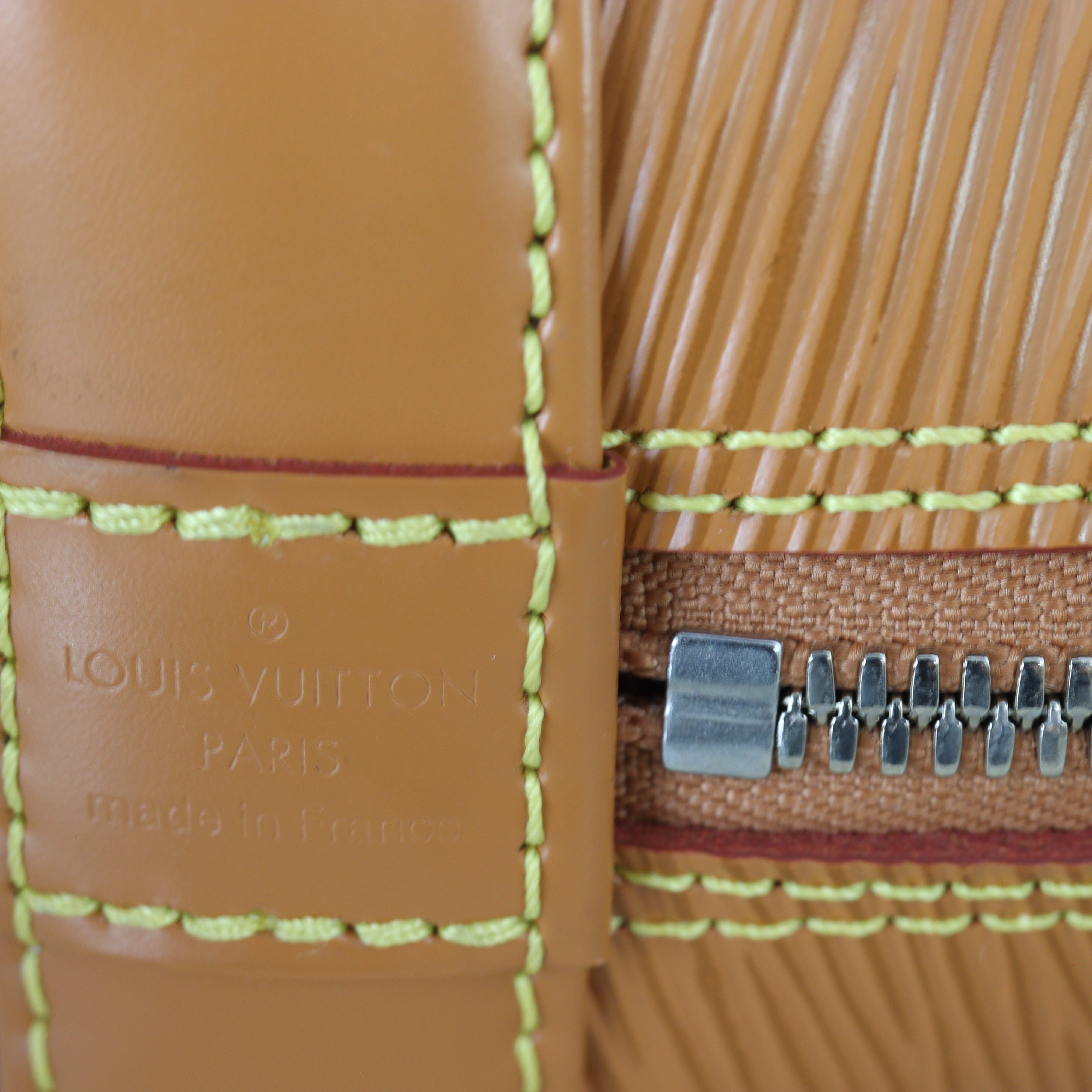 Louis Vuitton Alma BB Epi with Embroidered Strap