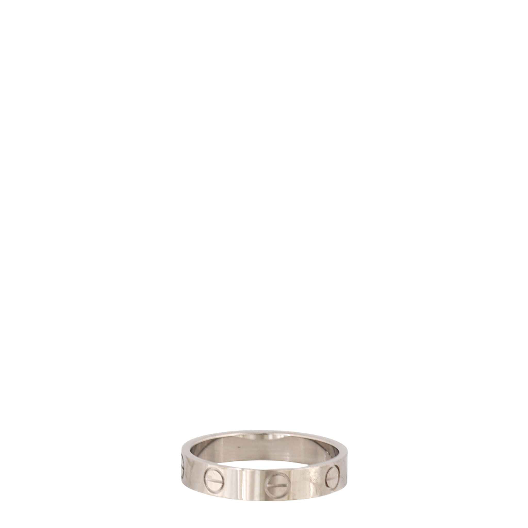 Cartier Love Ring Small 18k White Gold