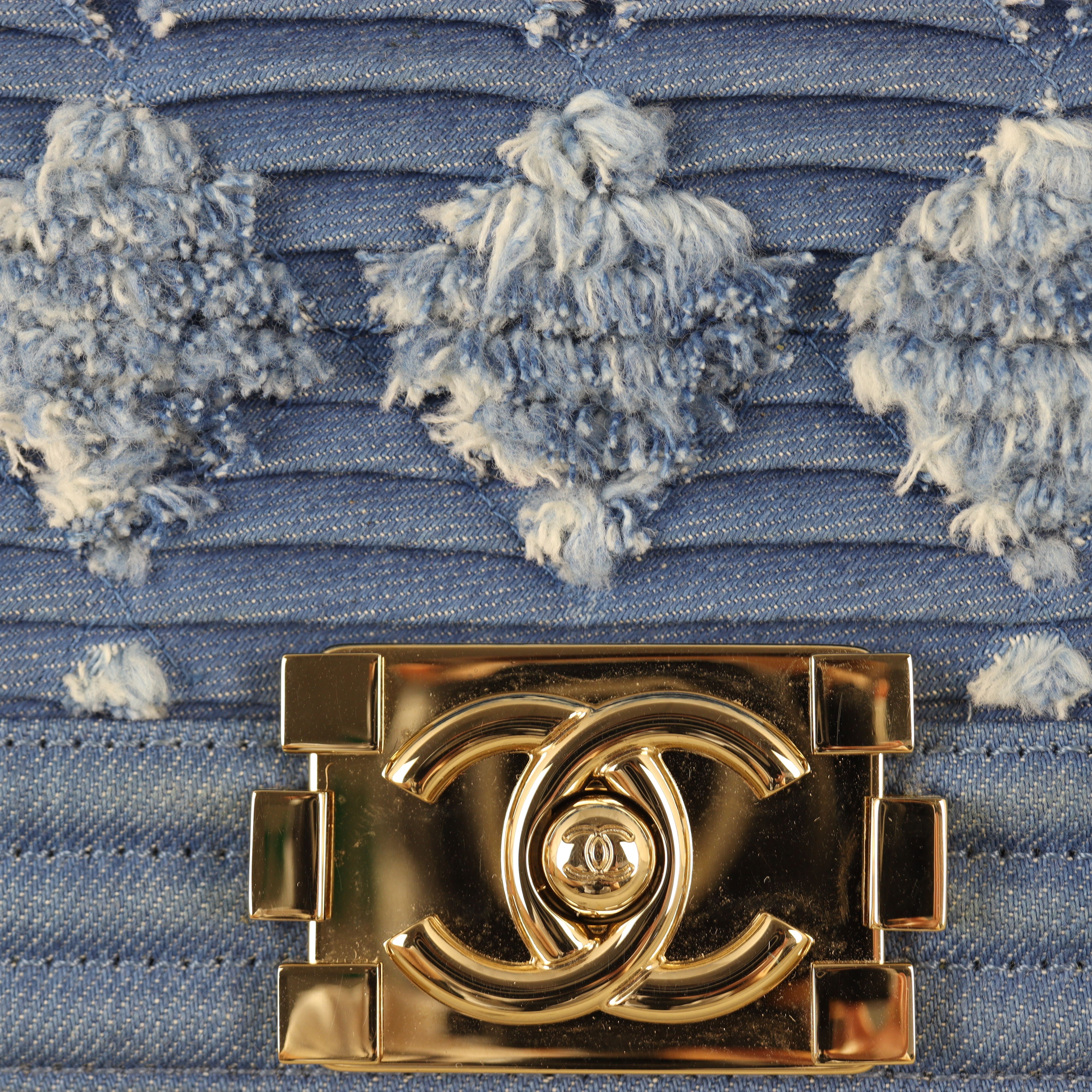 Chanel Boy Old Medium Denim