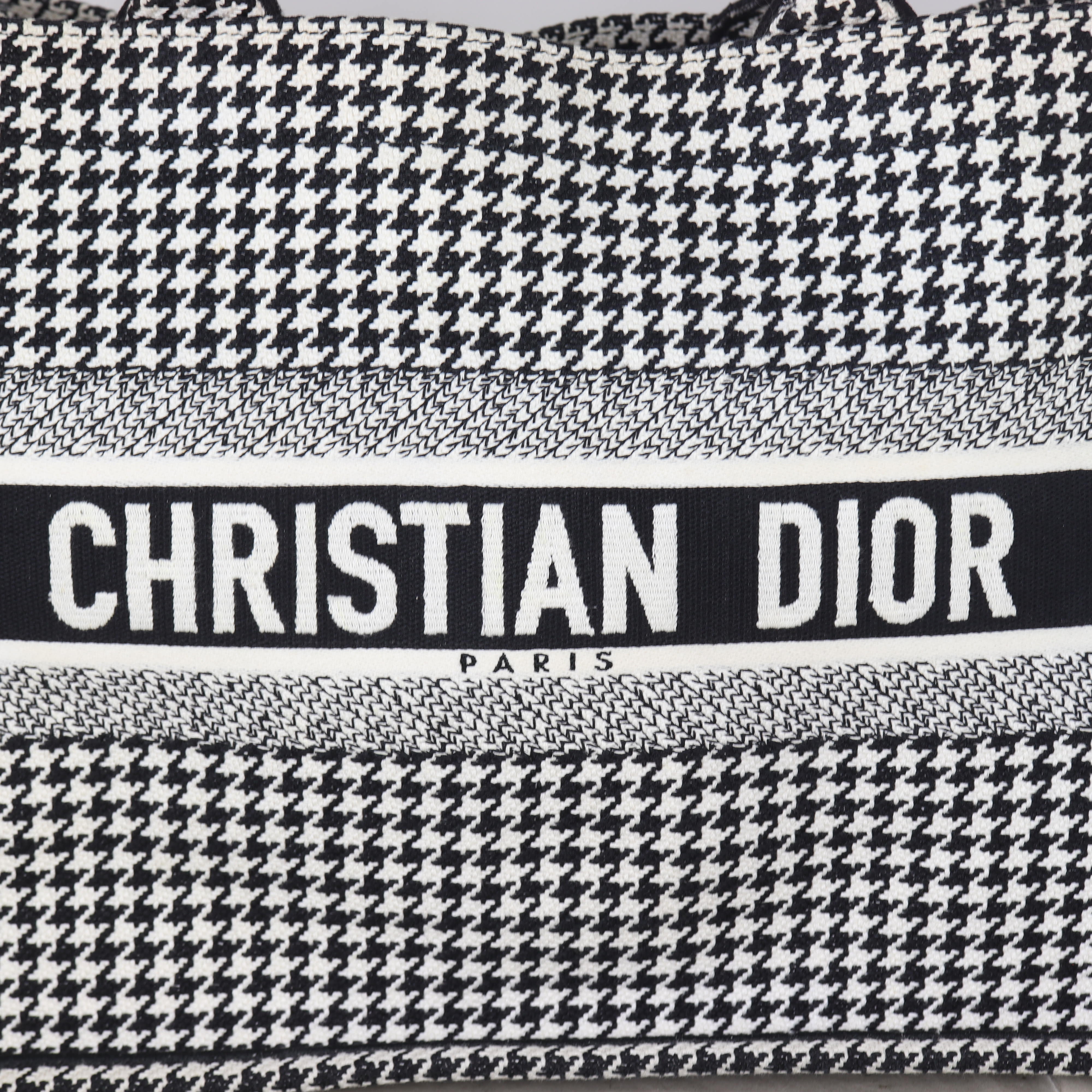 Dior Book Tote Medium Houndstooth