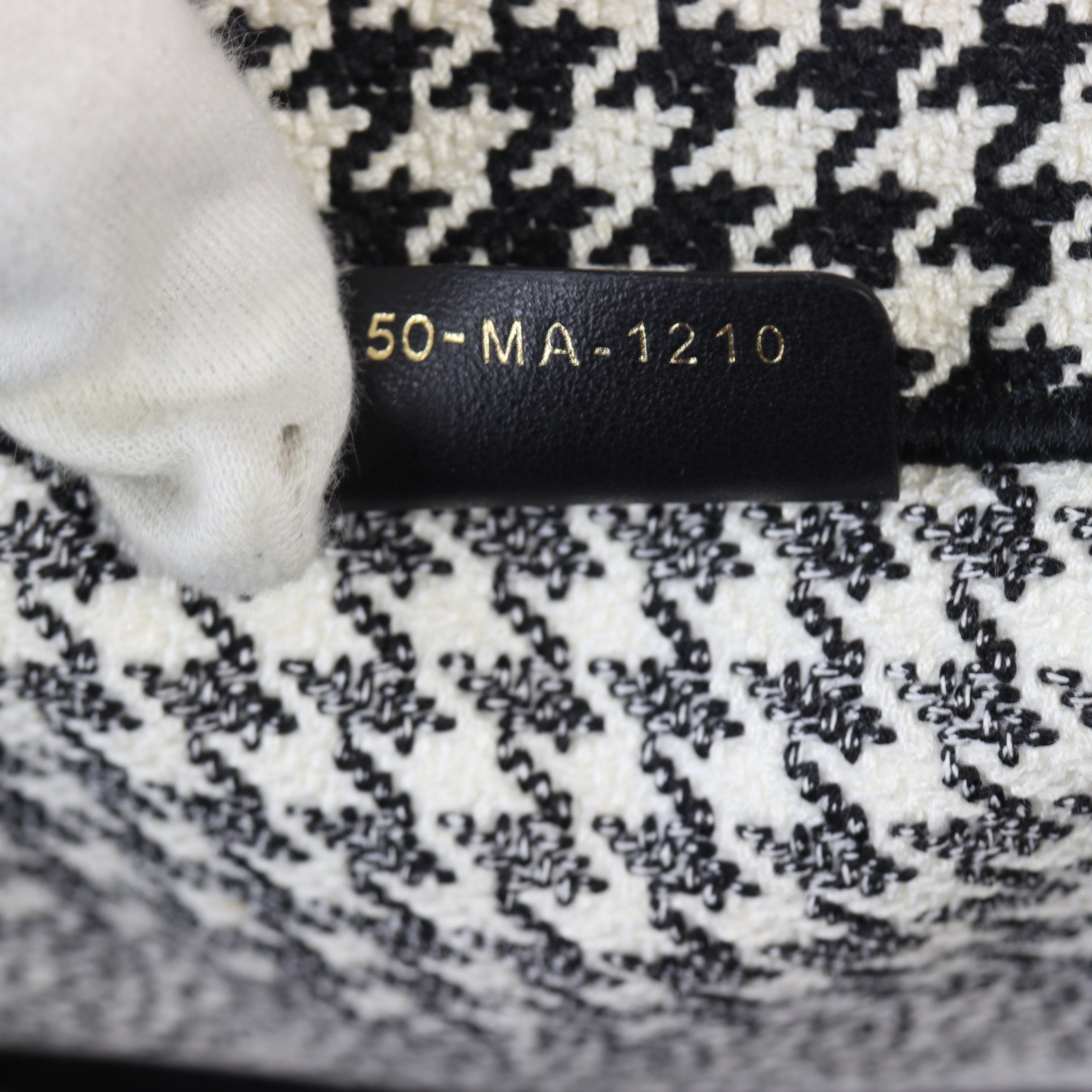 Dior Book Tote Medium Houndstooth
