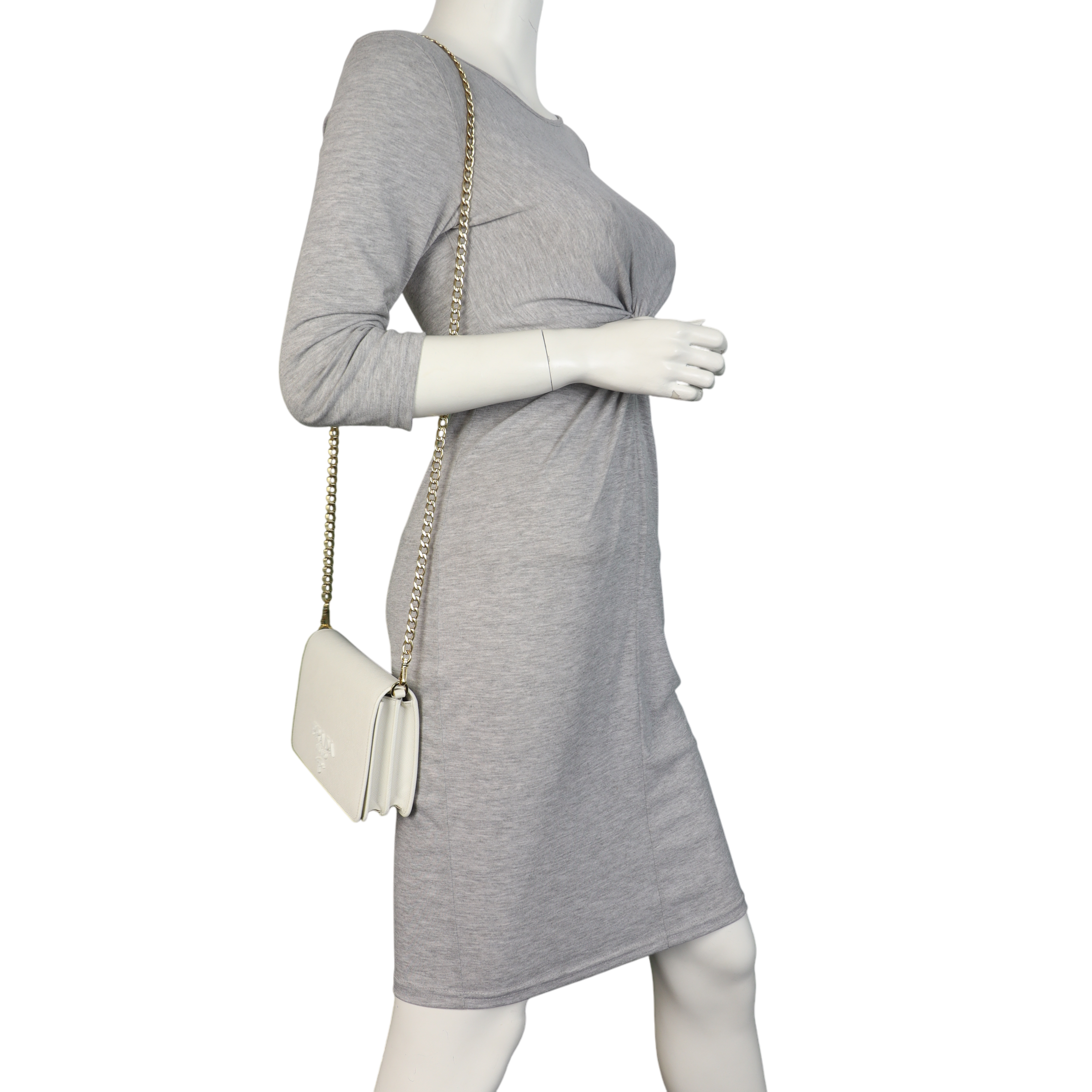 Prada Saffiano Mini Chain Bag